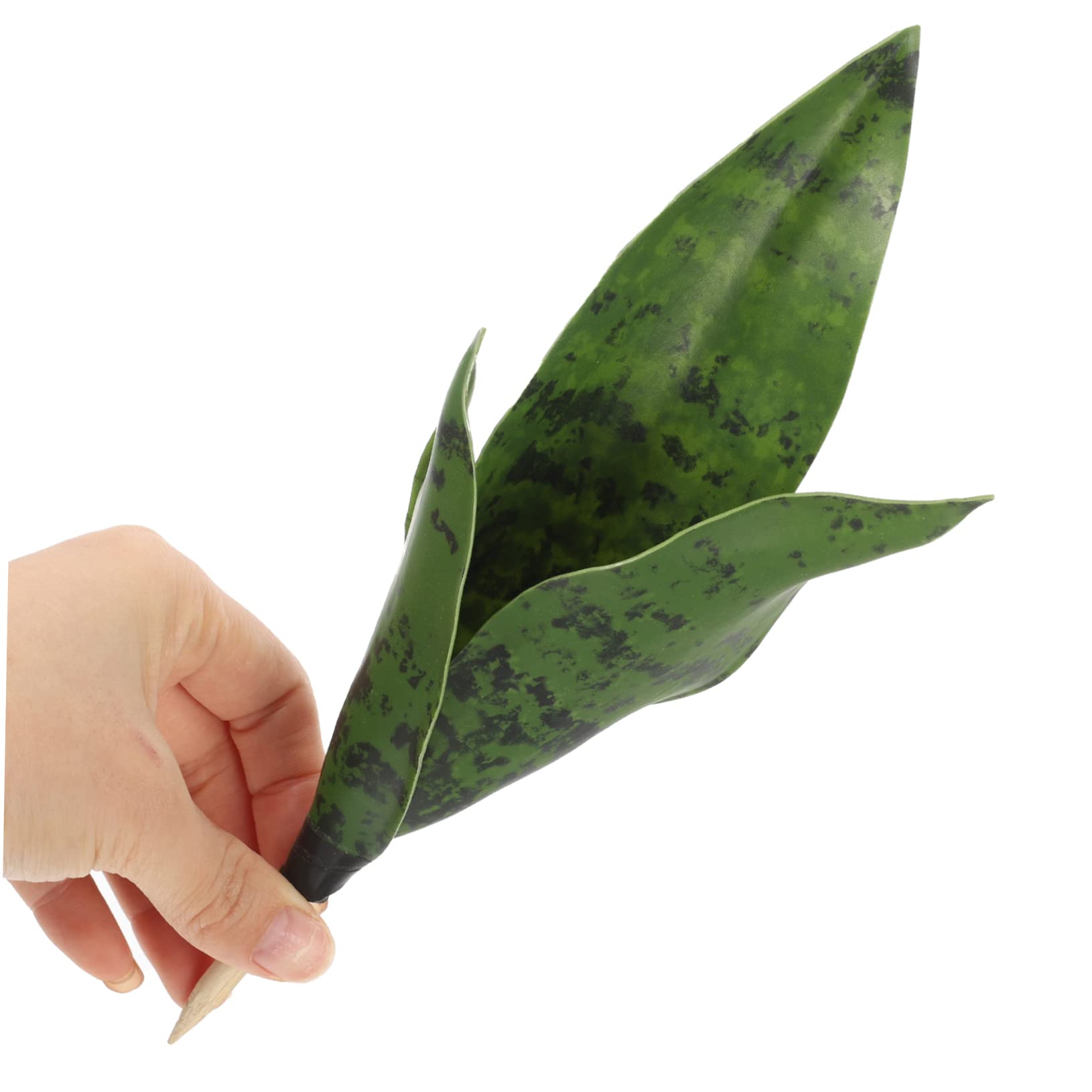 10pezzi Artificiali Sansevieria Decorazione Per Realistico e Facile Ornamentazione e