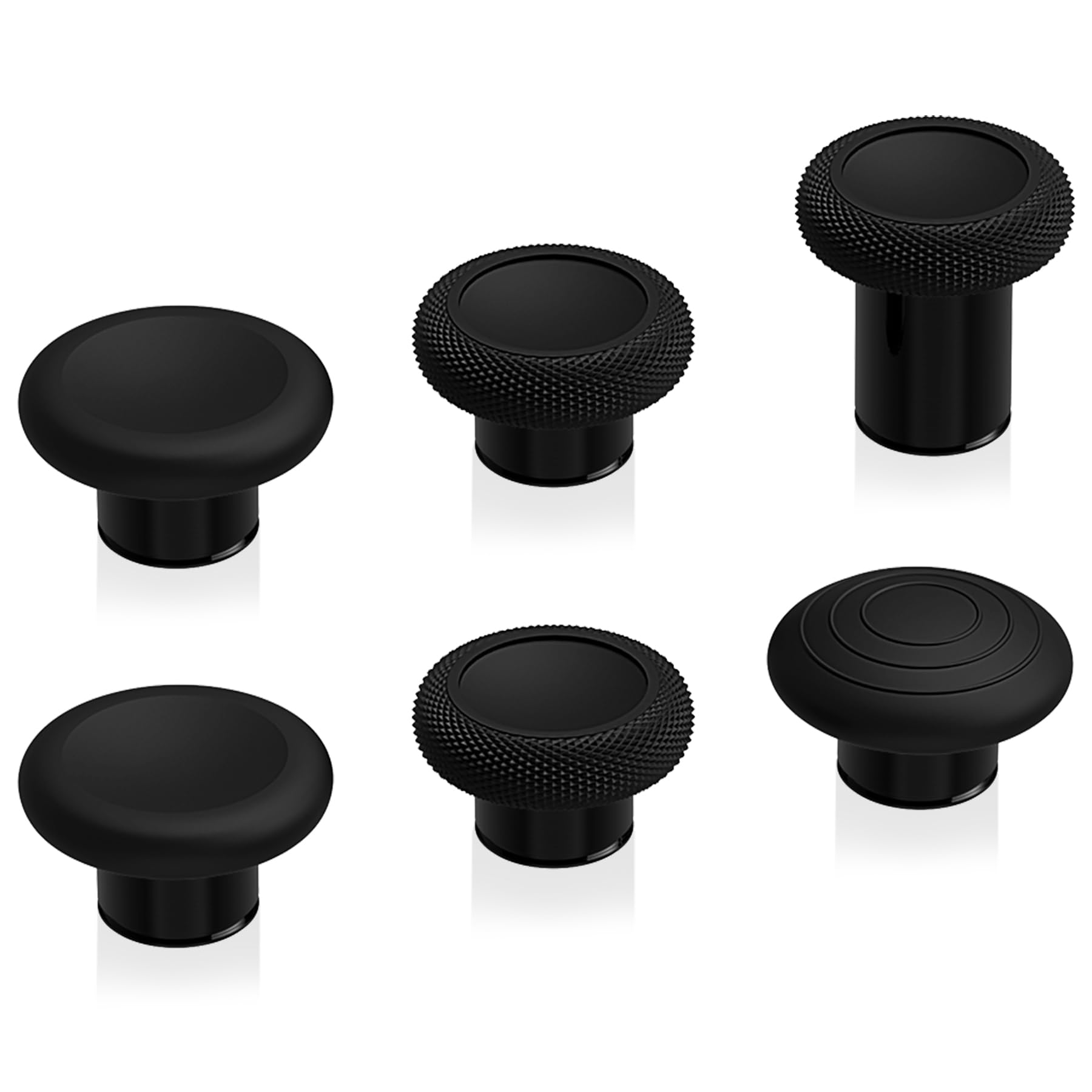 eXtremeRate 6 en 1 Joysticks Remplacement Métal pour Xbox One Elite Series 2/ Elite 2 Core Manette (Modèle 1797) - Noir