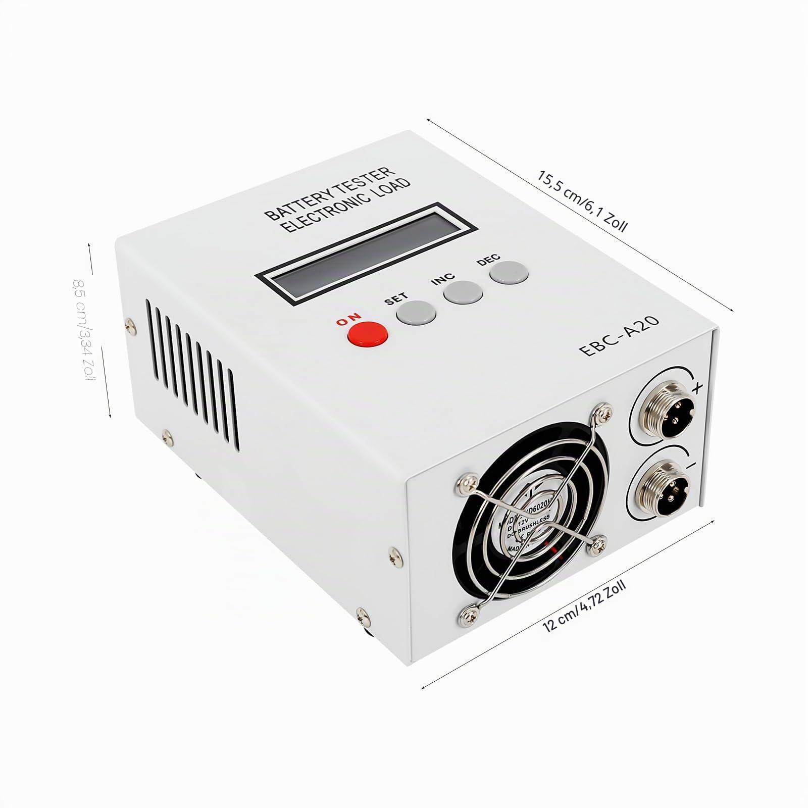 Batterie Kapazitätstester,EBC-A20 Batteriekapazitätstester für Lithium,Blei-Säure Batterie Profi Kapazität Tester 5A Ladung 20A Entladung 85W