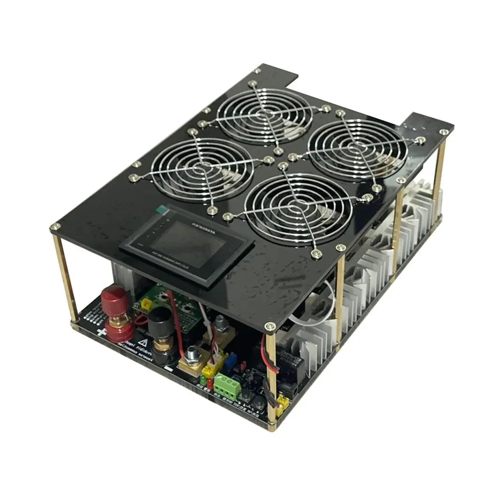 Nagrzewnica indukcyjna, 5000W ZVS nagrzewnica indukcyjna nagrzewnica indukcyjna płytka drukowana maszyna grzewcza stopiony metal + cewka + pompa + zasilacz