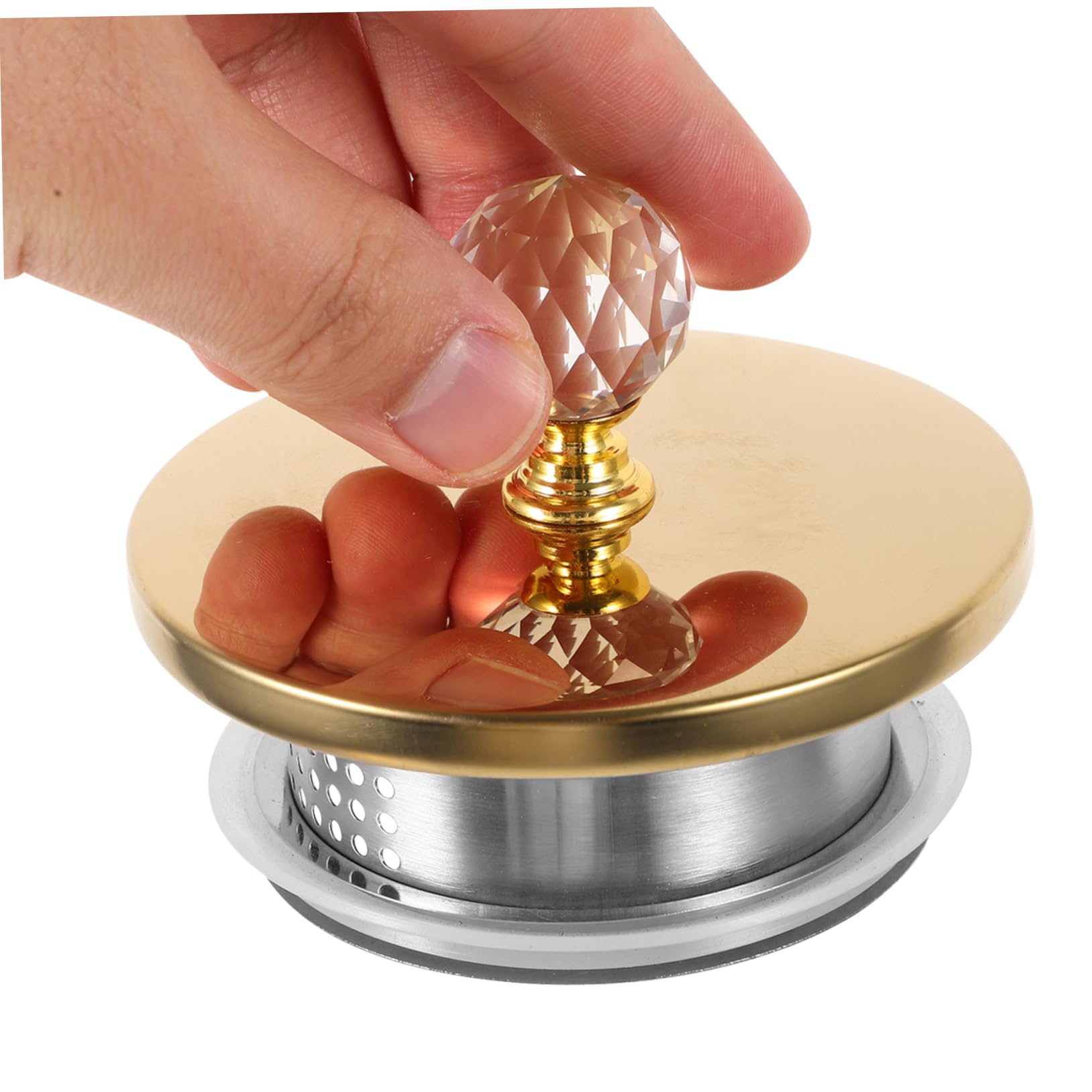 Cabilock 4 Juegos Tapa De Hervidor De Agua Fría Tapas Botes De Cristal s Para Botes De Cristal Para Jarra De Sellado De Jarra Acero Inoxidable Golden 2 Piezas * 4
