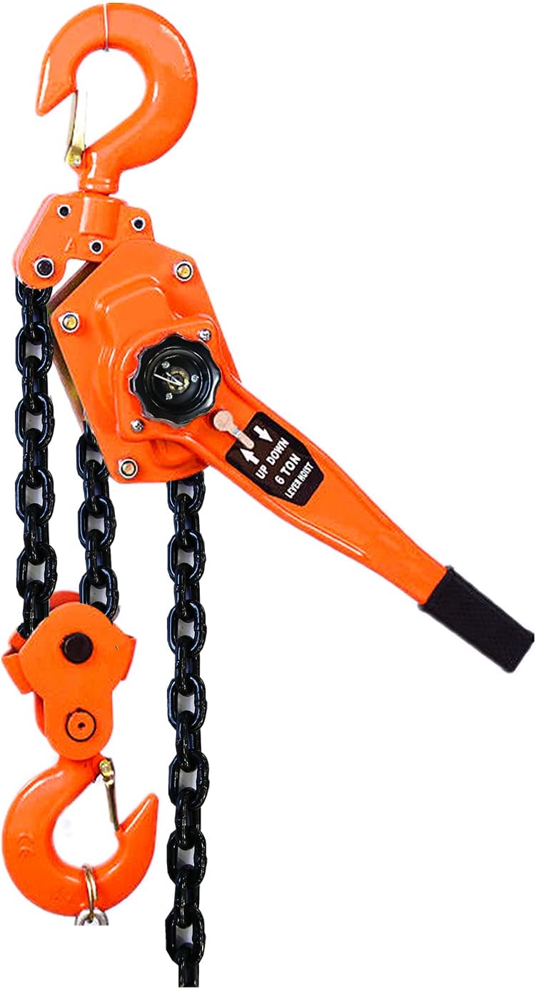 Buy EBUY Lever Hoist Chain Block 1.5 Ton 3300 lbs 10Ft Alloy Steel Chain Ratchet Lever Hoist