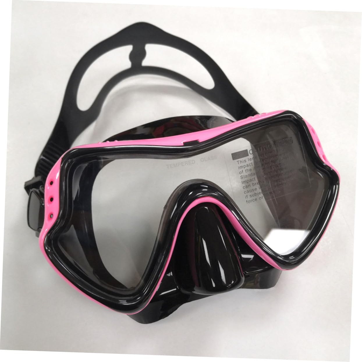 Gafas de Snorkel Rosa de Silicona para Niño Diseño Ventana | Tubo de Respiración Incluido, Orificios de Drenaje Unidireccionales, Cinta Elástica de Alta Tensión