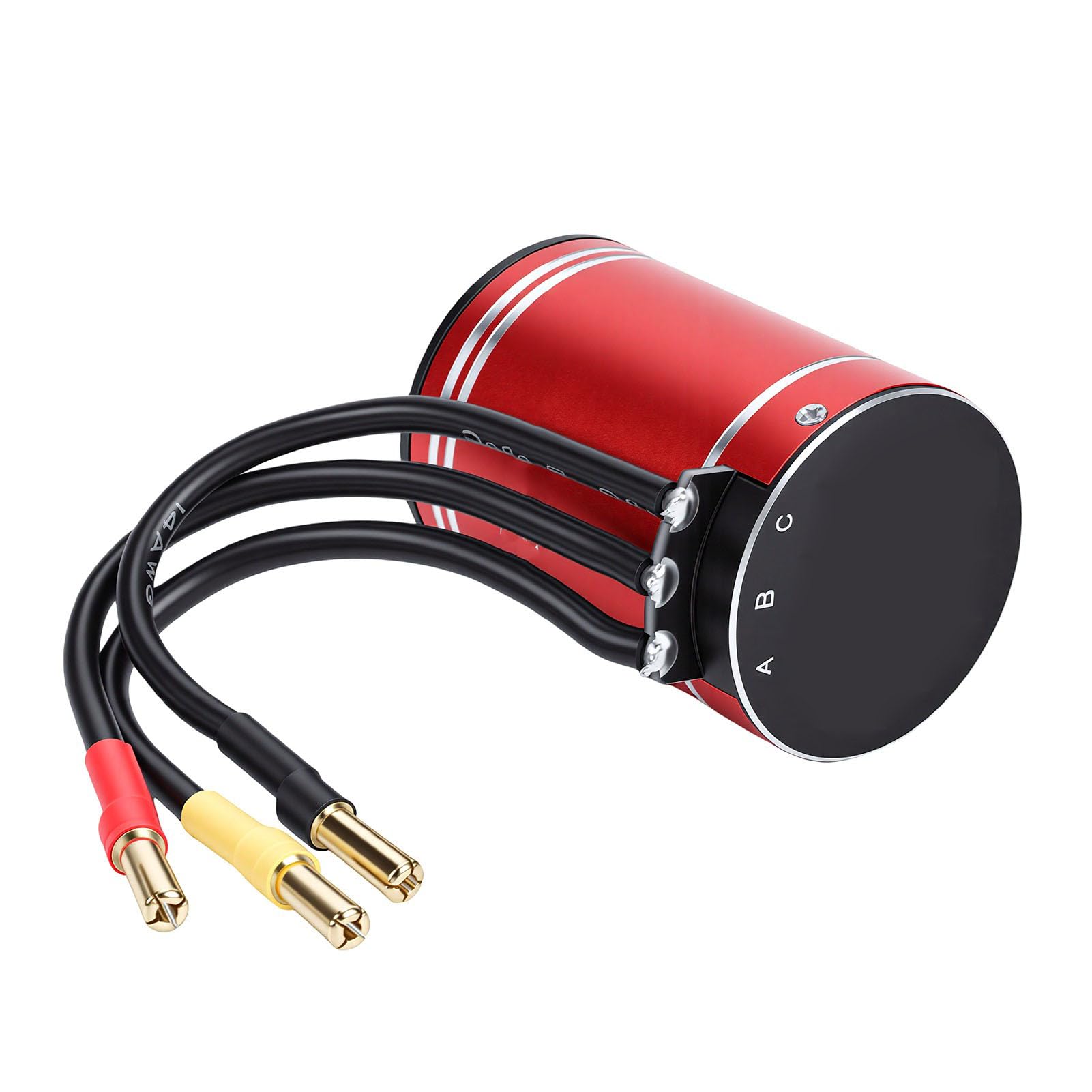Generic Zestaw Bezszczotkowy Silnika ESC Combo 4600KV Trwały i Wodoodporny do Konkurencyjnych Samochodów i łodzi RC 1/10 RC