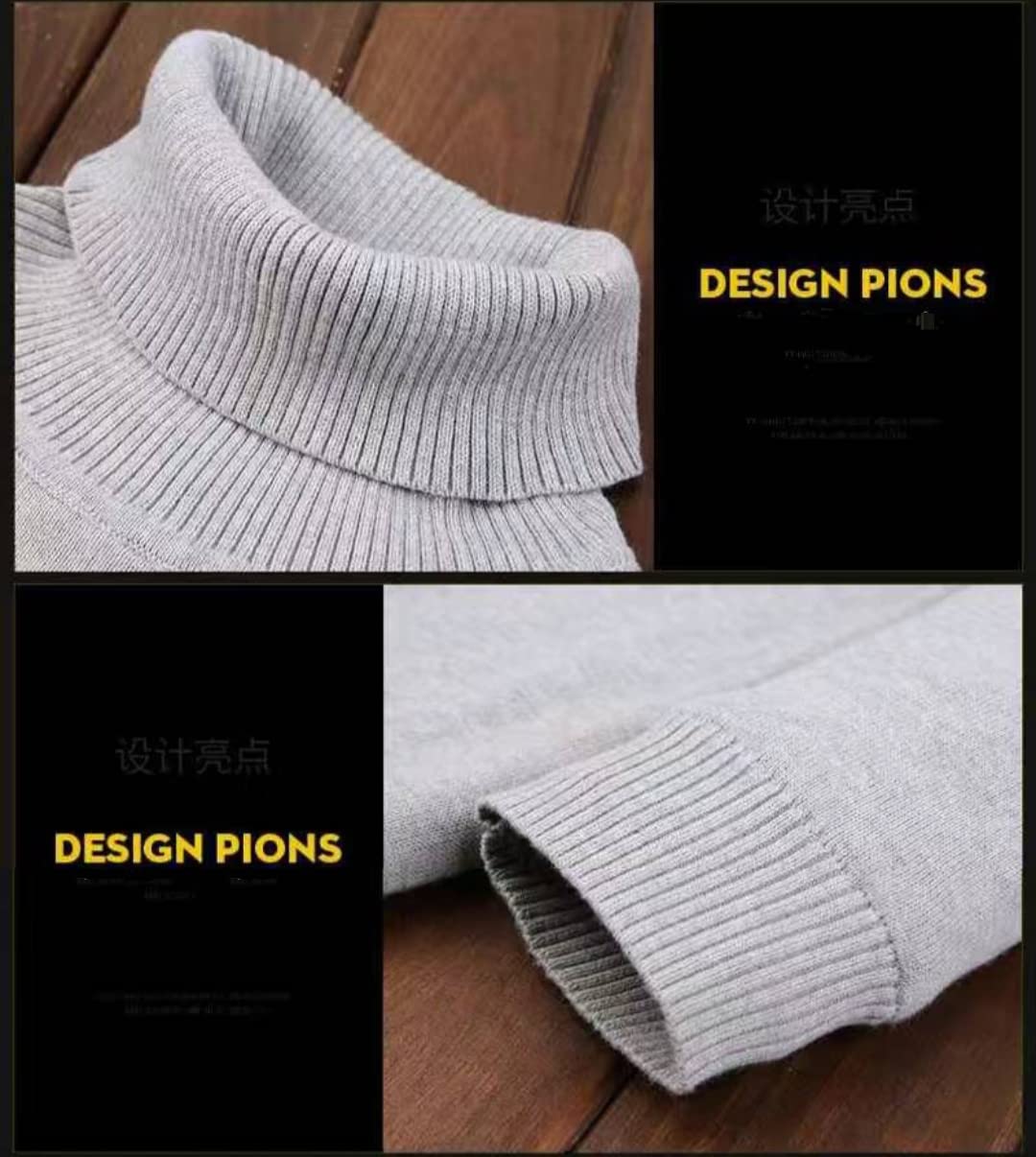 Maglione Uomini Macile Altenza Altente Trendio Preso Caldo Autunghio E Miglio Inverno-Light Grey,3XL