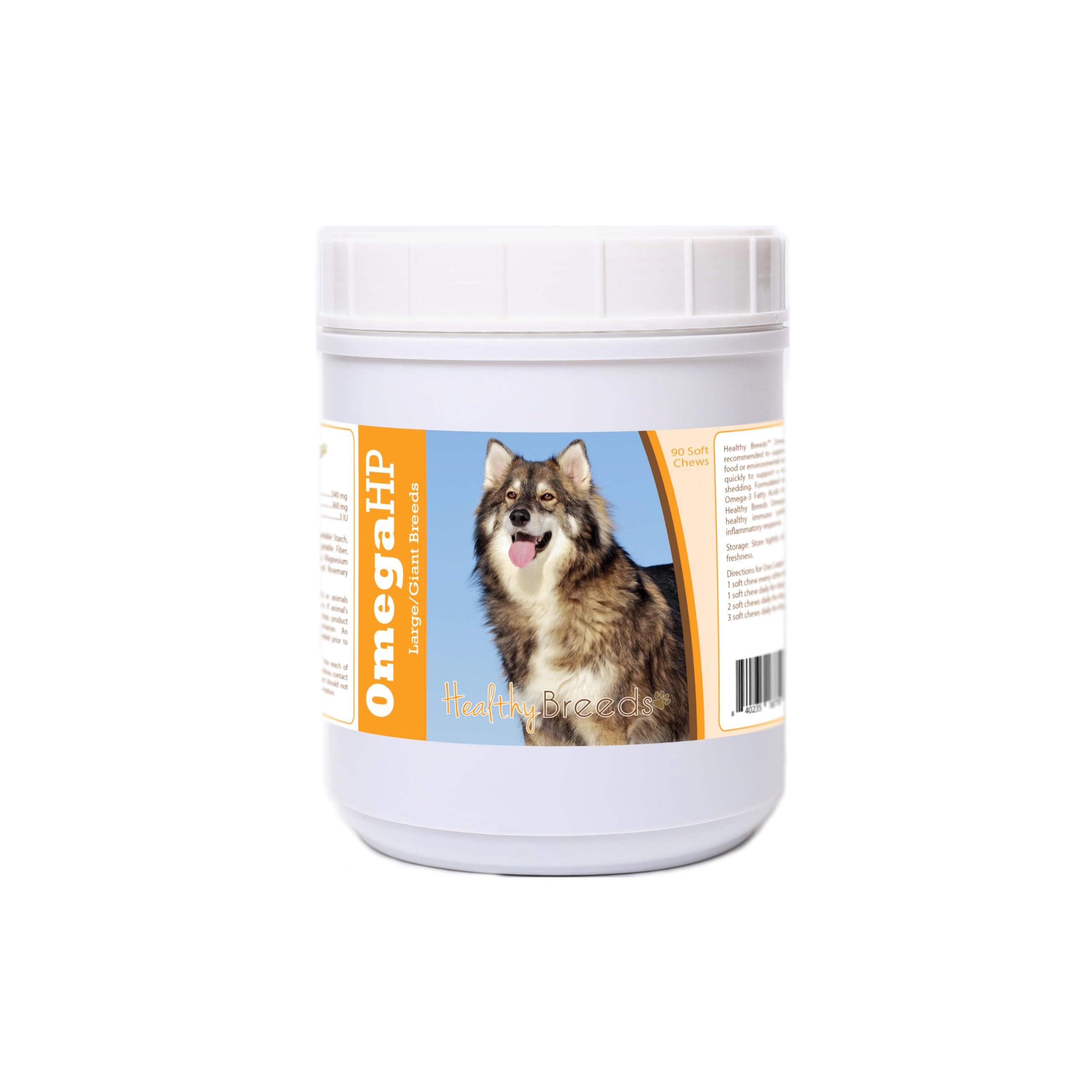 Healthy Breeds Utonagan Omega HP Fatty Acid Skin and Coat Support Soft Chews 90 Count