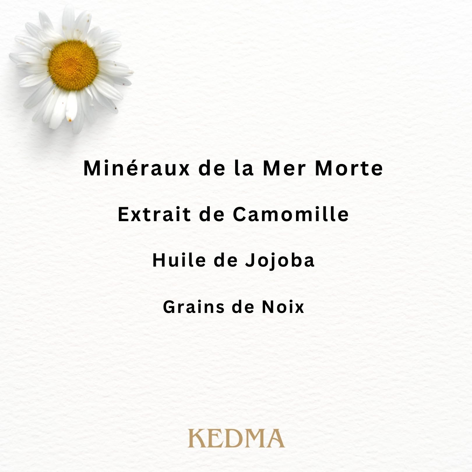 KEDMA - Masque Exfoliant Visage - Peau Douce & Éclatante - 100g | Le masque exfoliant élimine les cellules mortes et les impuretés pour une peau plus lisse, douce et lumineuse.