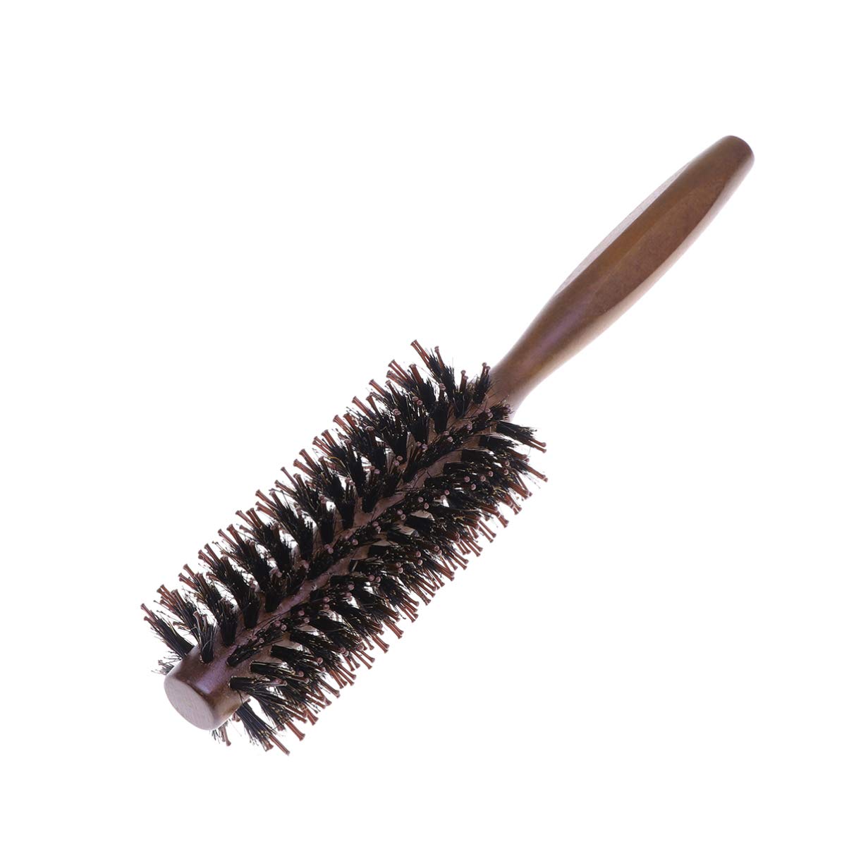 Boar Hair Roll Brush with Wooden Handle