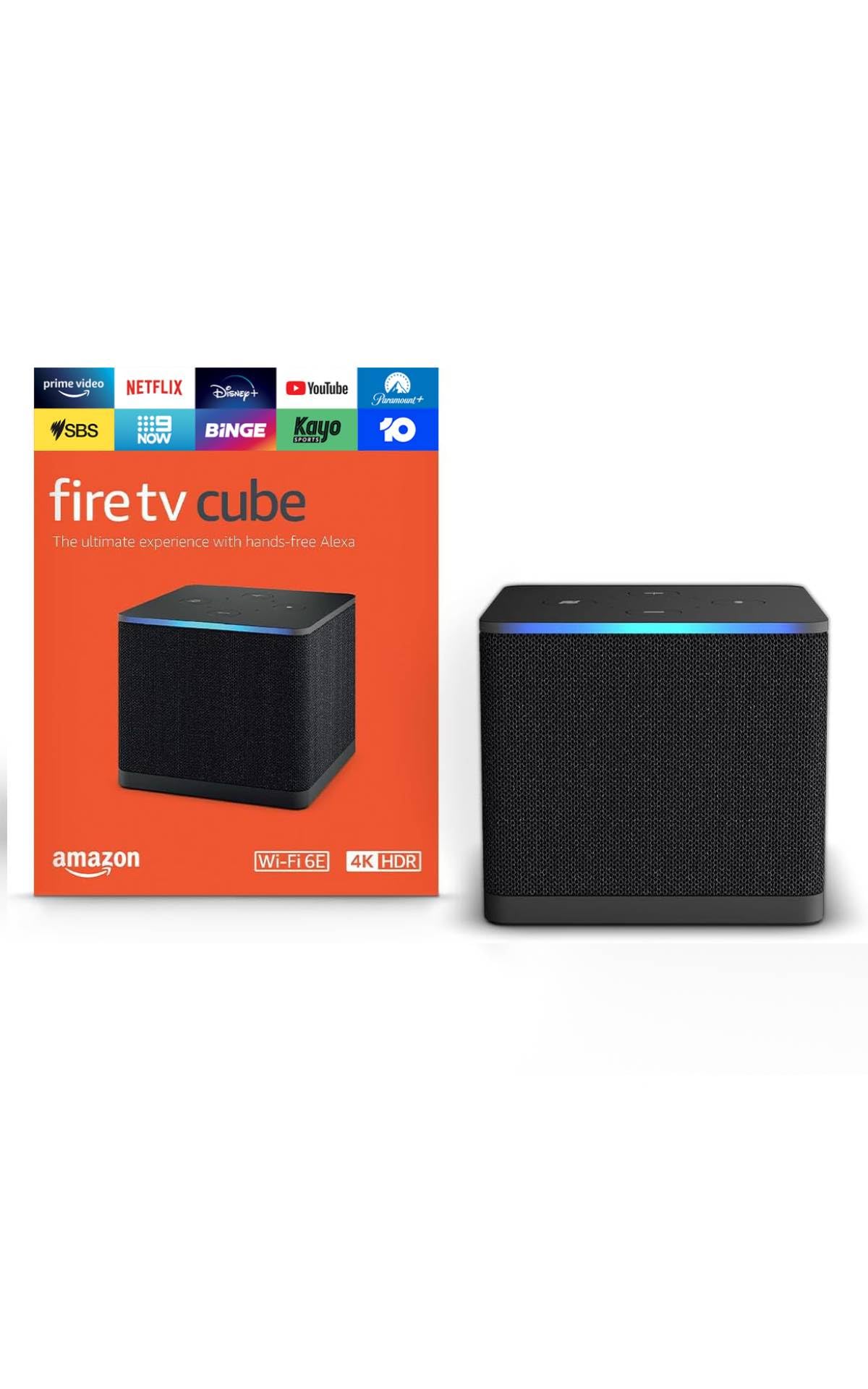 Amazon Fire TV Cube | Hands-free streaming device with Alexa, Wi