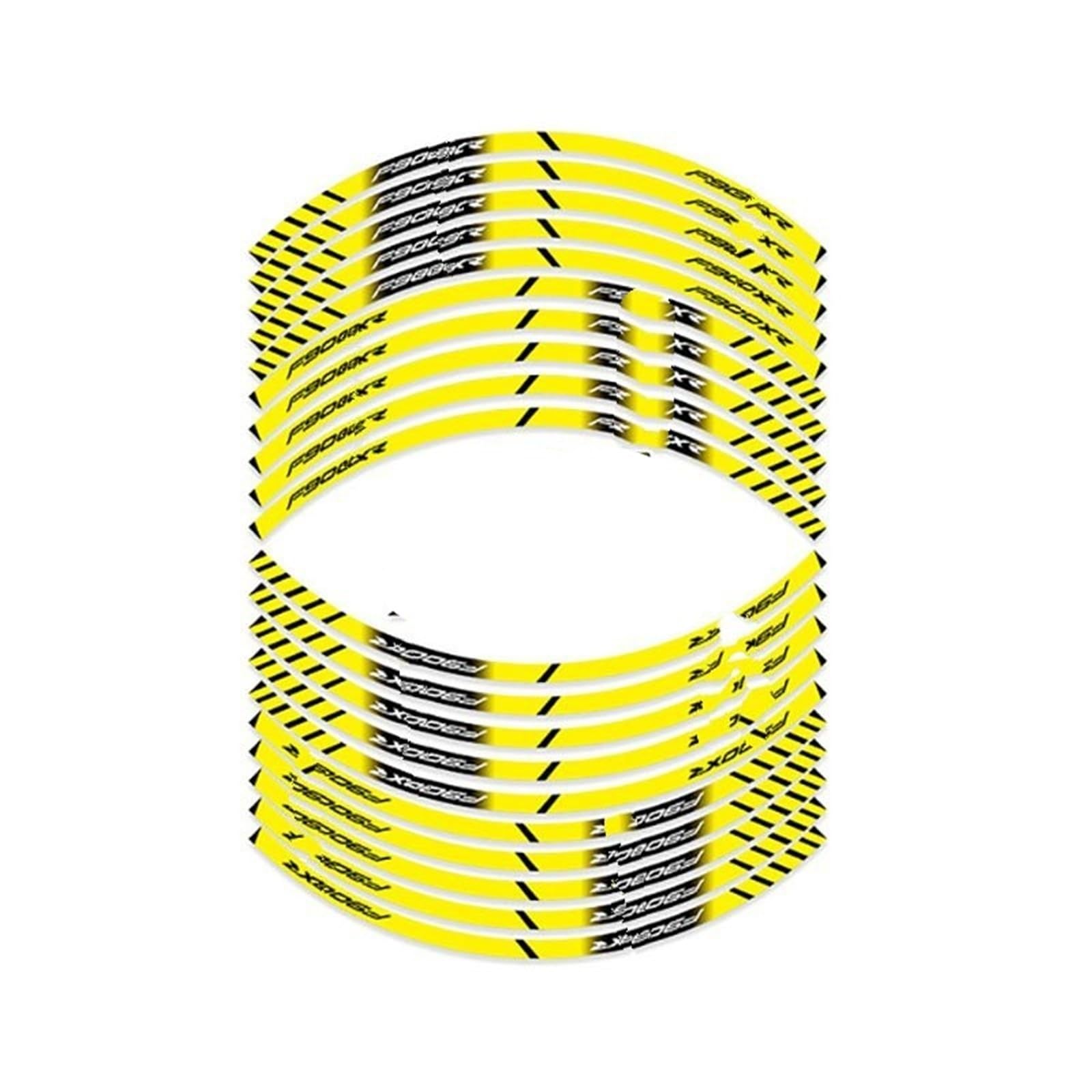 Motorrad Innerer Rand Aufkleber Abdeckt Rad Grenze Reflektierende Aufkleber Aufkleber Für F900XR F 900XR F900xr(Yellow)