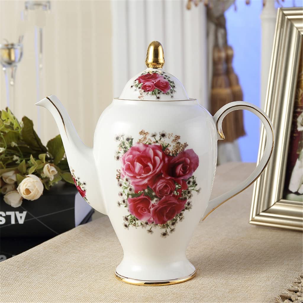 Zestaw herbaty róży zestaw kawy Porcelanowy herbata kubek spodek filiżanka ceramiczna zestaw herbaty zestaw kawy zestaw czajniczek zestaw kawy zestaw