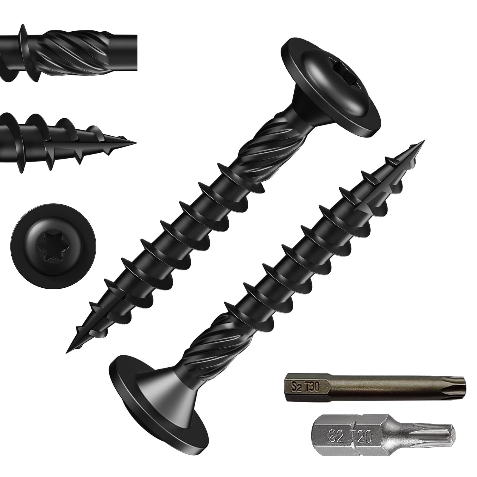 Wensilon Lag Screws - 91PCS Structural Screws -16 Wensilon Lag Screws - 91PCS Structural Screws -16