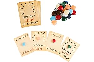 Valentines Crystal Heart Cards