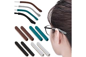 IYOOH 4 Pairs Glasses Earsocks: Multicolor, Non-Slip, Anti-Slip, Temple Sleeves