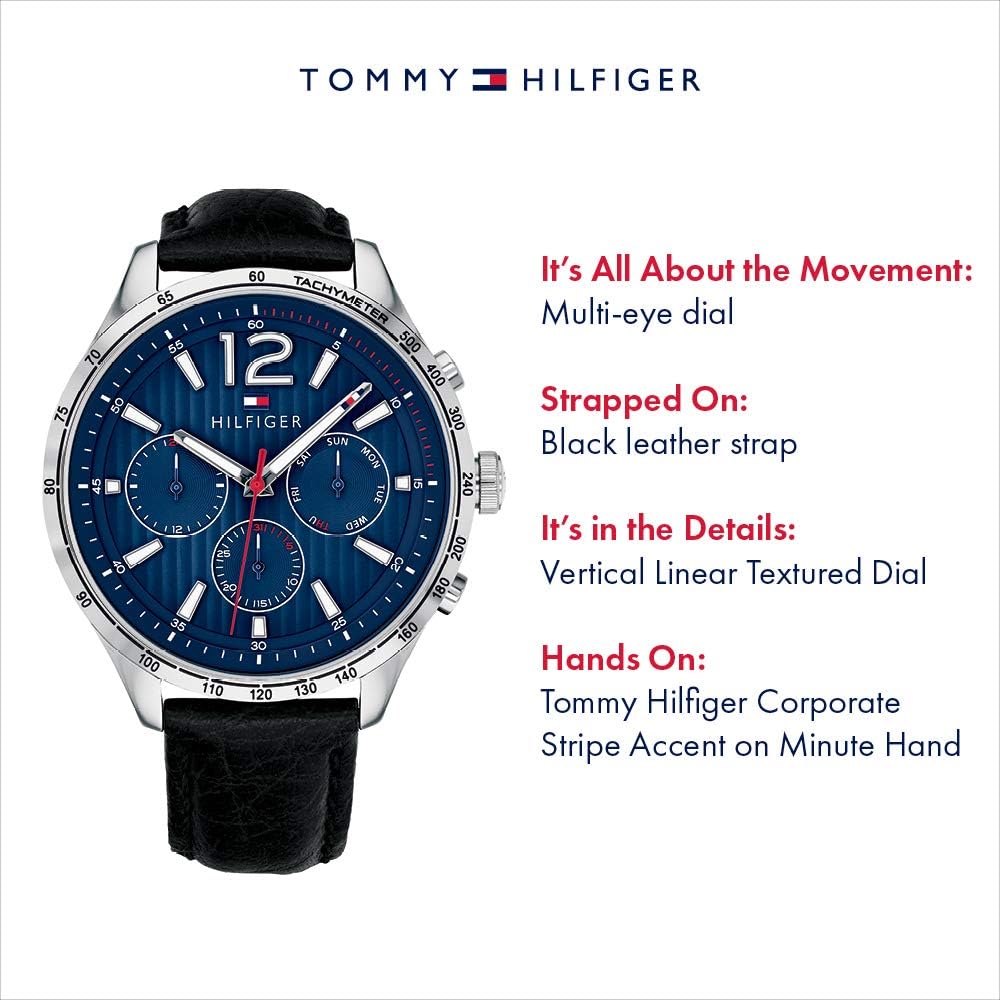 Tommy Hilfiger Multi-quadrante Quarzo Orologio da Polso 1791468 Tommy Hilfiger Multi-quadrante Quarzo Orologio da Polso 1791468