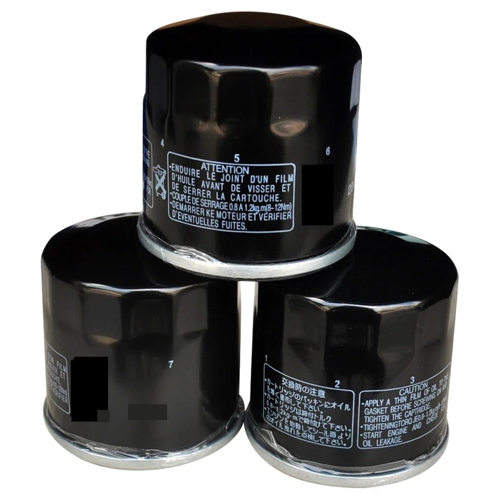 filtr oleju motocyklowego Filtry oleju motocyklowego pasujące do Kawasaki KRT800 Teryx4 14-24 KAF1000 Mule PRO-FX PRO-FXR 2024 KRF1000 KRX1000 20-23(3pcs)