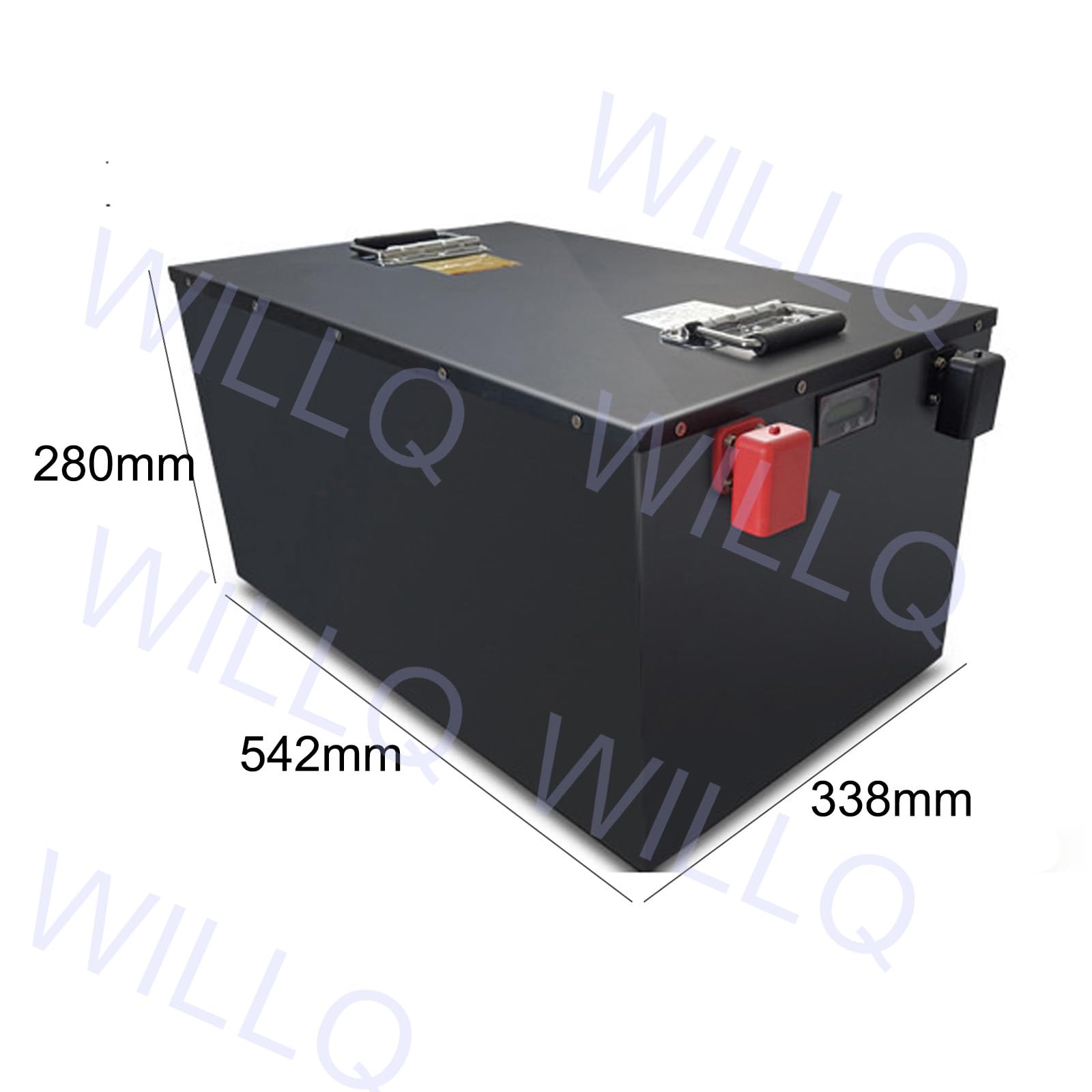 Pacco Batteria LiFePO4 25,6V 24V 50Ah 100Ah 150Ah 200Ah 280Ah Batteria Sostitutiva per Golf Cart con BMS, Ideale per Camper, Nautica e sistemi di Backup