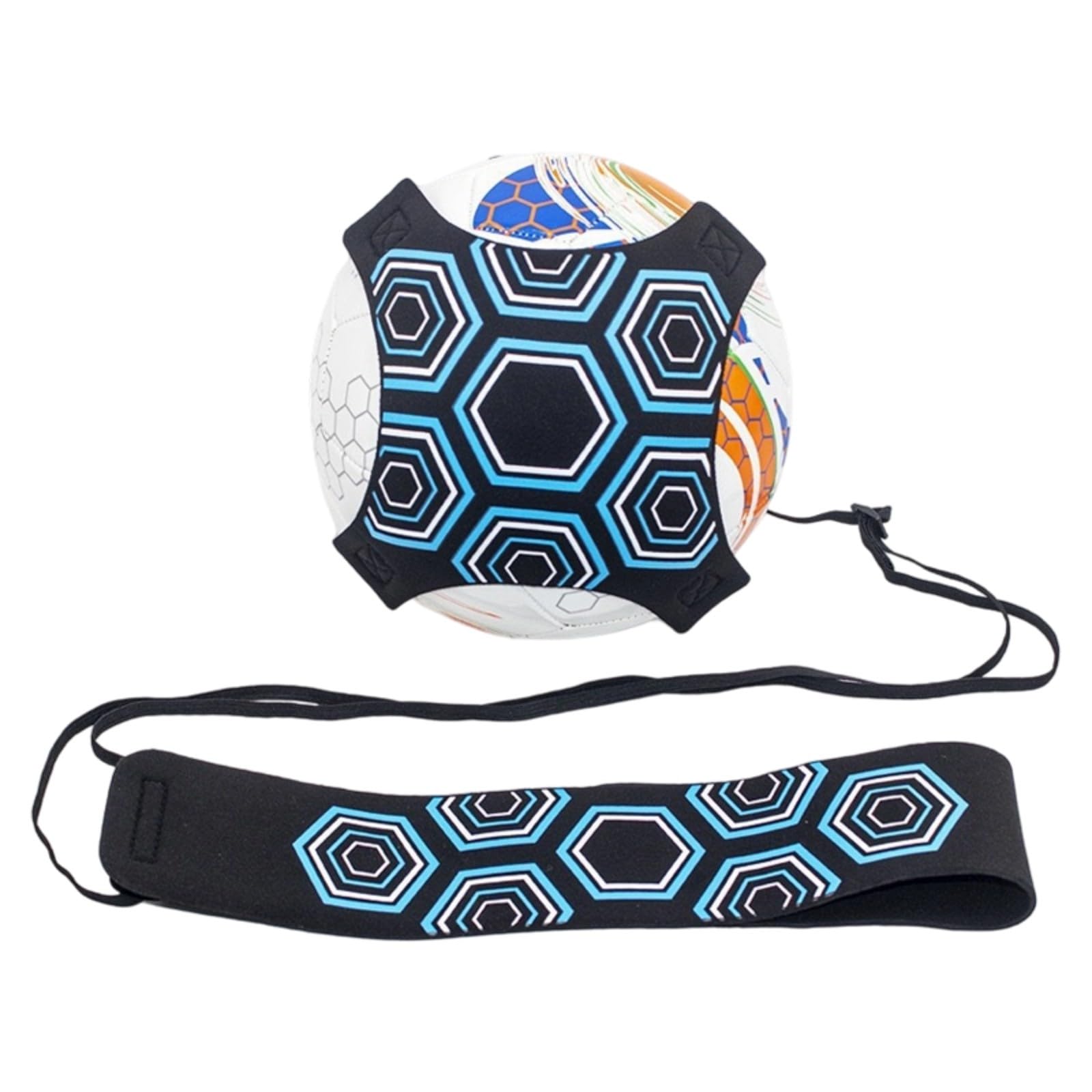 QIAOLIDA Football Dribbling Belt Training Equipment Rebounds Practice Belt for Ball Control And Soccer Skills Improvement