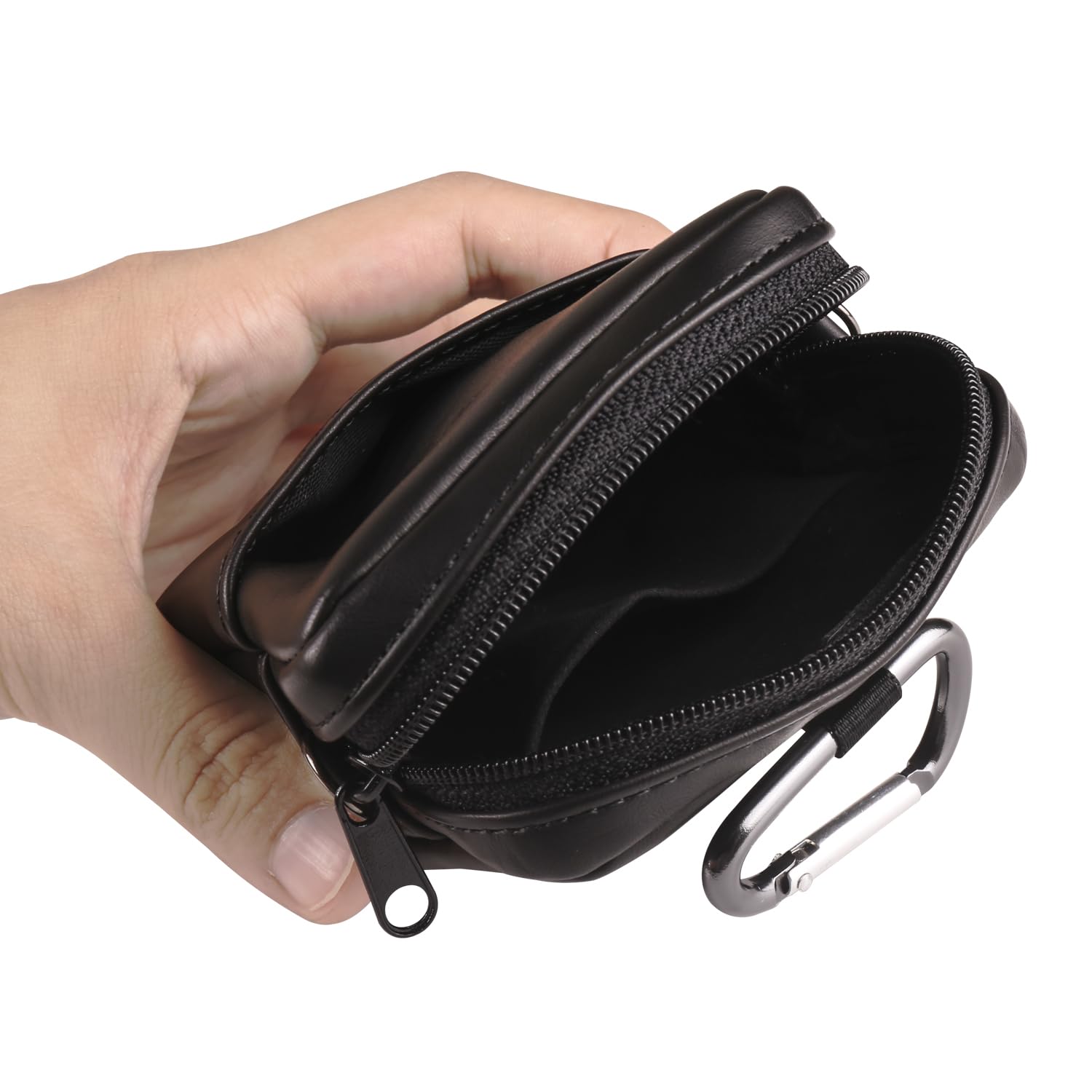 Handytasche Gürtel Leder Kompatibel mit Samsung Galaxy Z Flip 7/6/5/4/3/Moto Razr 60/50/40 Gürteltasche, Leder Schultertasche Herren Umhängetasche Kompatibel mit Huawei Pura X/P50 Pocket/Pocket S