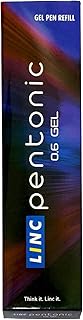 Pentonic 0.6 mm Gel Pen Refills (Black Ink, Pack of 10)