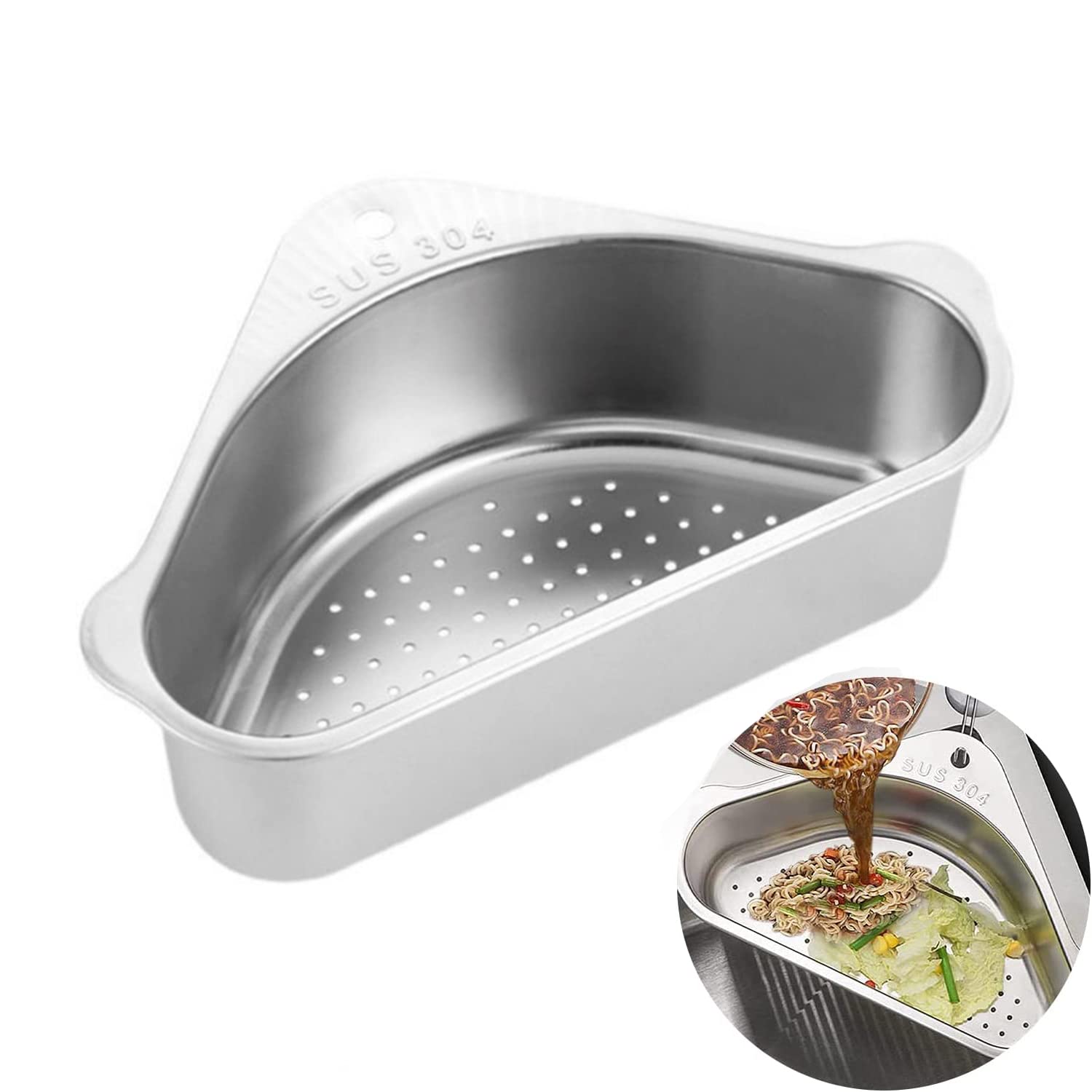 Filtro rifiuti utensili da cucina per lavello da cucina, scolapiatti