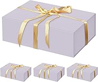 Vista 19 de HavrePac Paquete de 4 cajas de regalo grandes de 13.8 x 9 x 4.3 pulgadas, cajas de regalo de lujo con tapas, caja de regalo con cierre magnético