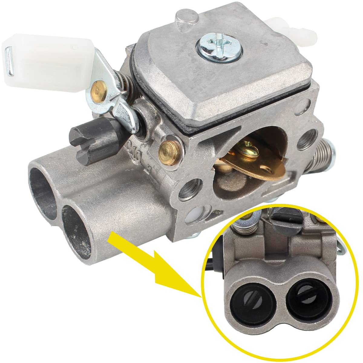 ZAMDOE Carburateur Compatible pour Stihl MS251 MS231 MS 251 MS231 Tronçonneuse avec Filtre à air Bougie d'allumage Filtre à Carburant Filtre à Huile Kit d'entretien C1Q-S233 1143-120-0617