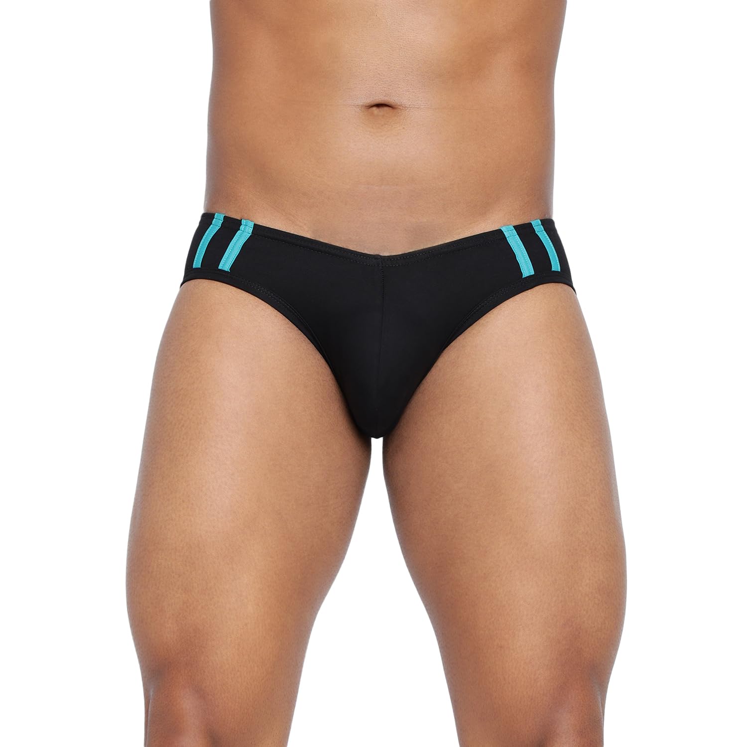 BASIICS by La IntimoBASIICS by La Intimo Men's Cotton Spandex Striped and Solid Fashion Brief