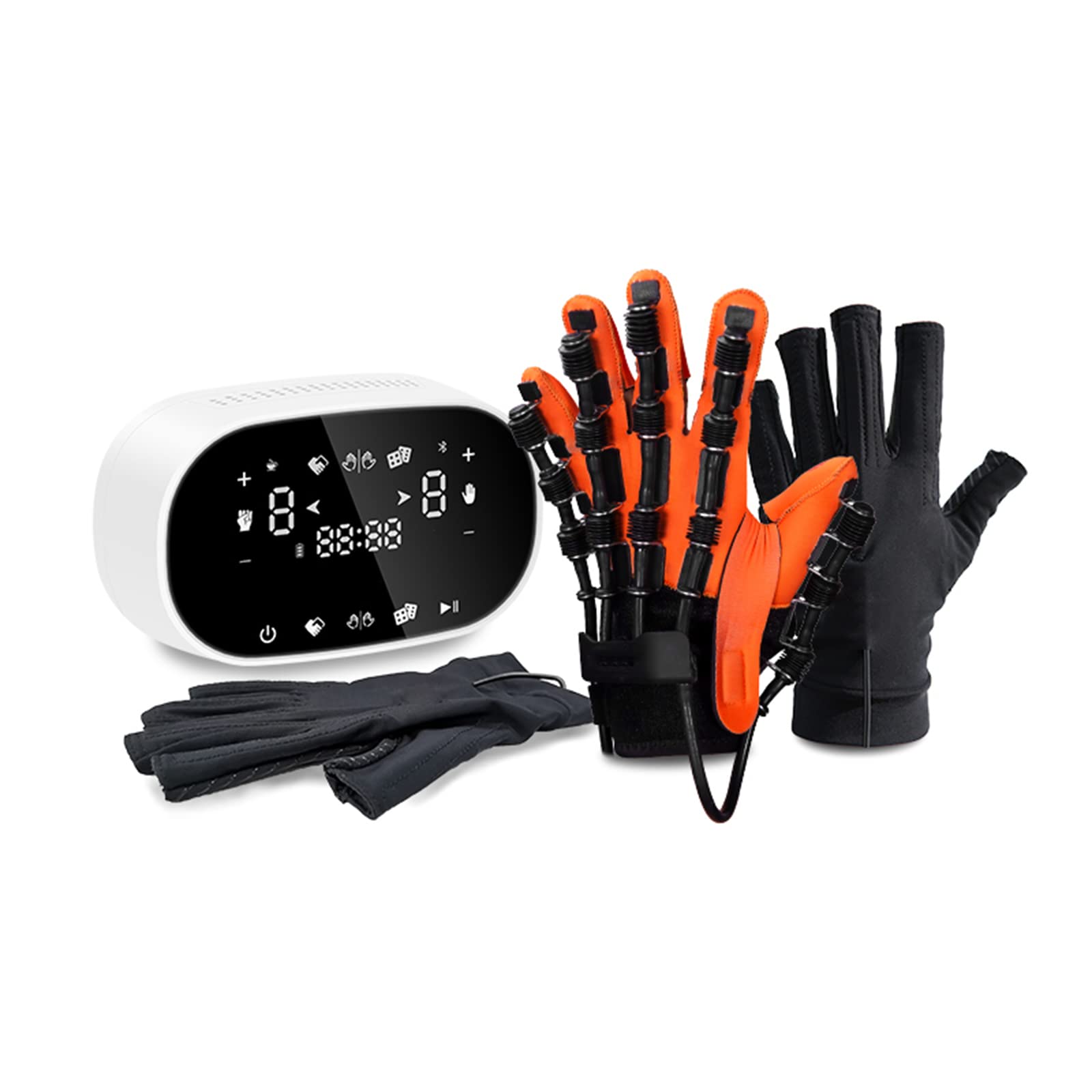 Dispositivo de entrenamiento de dedos de robot de rehabilitación, férula de mano de carrera Dispositivo de rehabilitación de mano de entrenamiento manual Hemiplejía de carrera Entrenador de dedos pa
