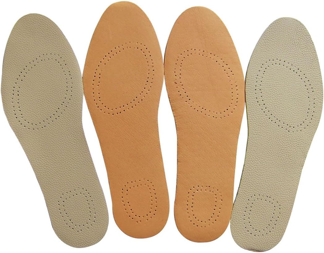 Leather Insoles for Men Thin Shoe Liner Replacement Leather Inserts for Dress Shoes Ultra Thin Pigskin Shoe Soles with Activated Carbon for Odor Eater, 2 Pack/Men 12-13 M US - Image 8