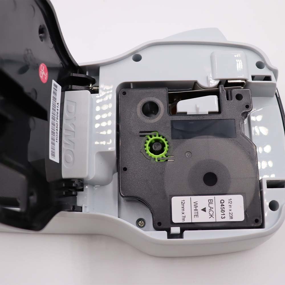 Doree 5-pak kompatybilnych taśm etykiet 45013 S0720530 12 mm x 7 m Black on White for DYMO LabelManager 160、210D, 220P、280、350D, 360D, 400、450、DYMO LabelPoint 100、150、 200、 250、3 00 EU
