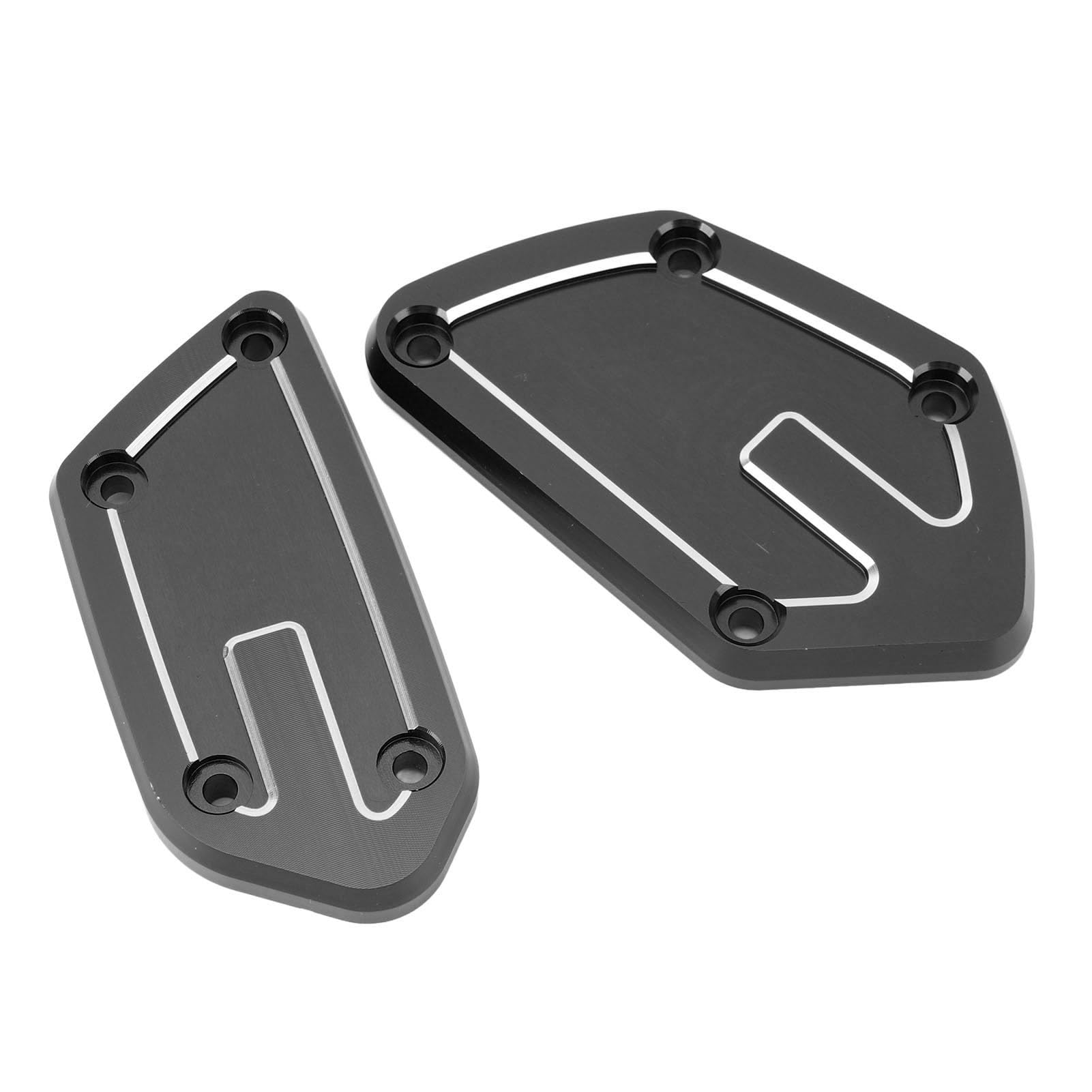 Aeun Tappo Liquido Freni Moto, Elegante e Facile da Installare Coperchio Pompa Olio Frizione Moto Protezione Anticollisione per R1200RS R1200GS R1250R (Black)