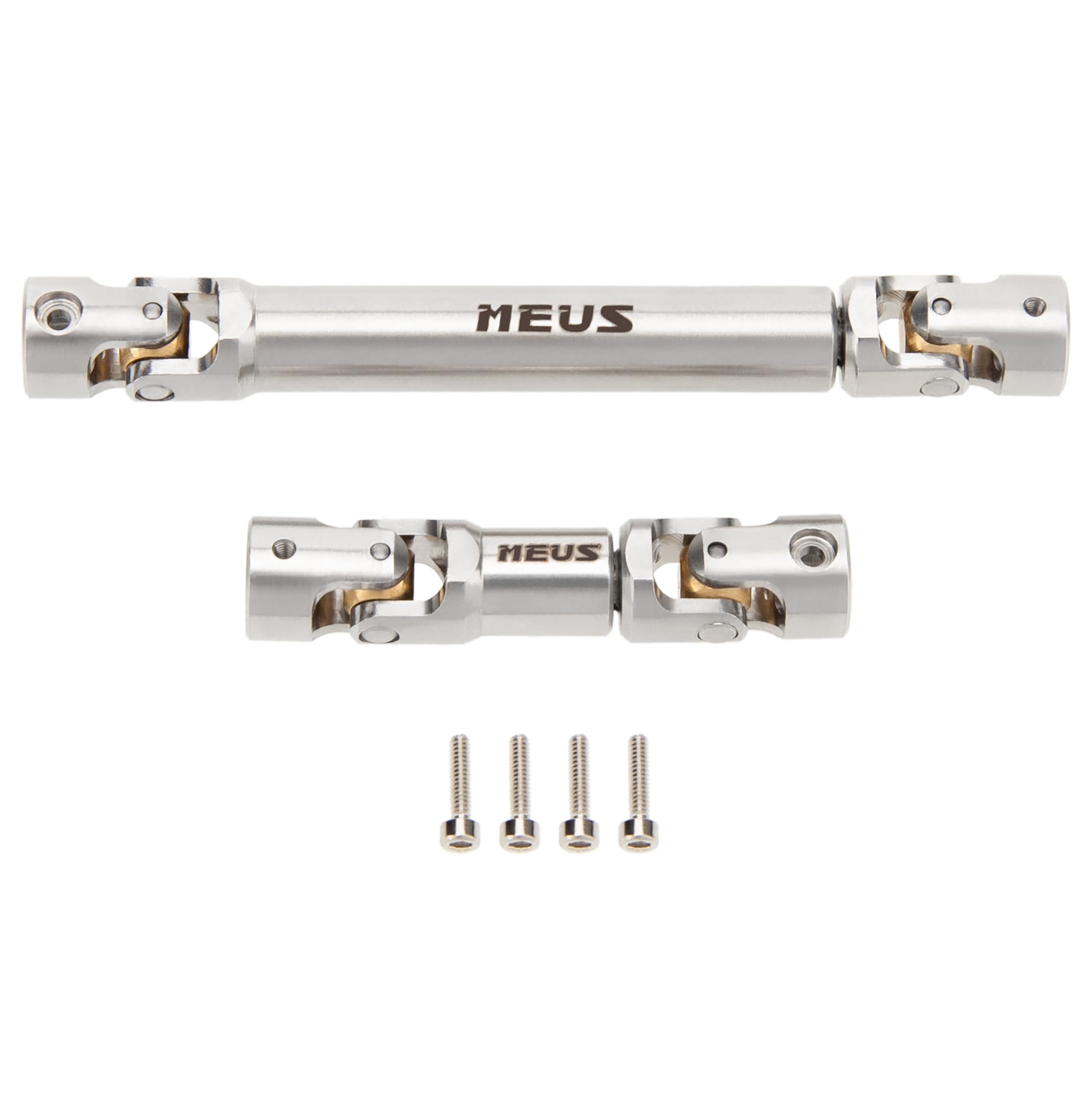 MEUS RACING Ascent 18 Apex Driveshaft Front and Rear Drive Shaft for Redcat Ascent-18 Apex 1/18 RC Crawler Upgrades