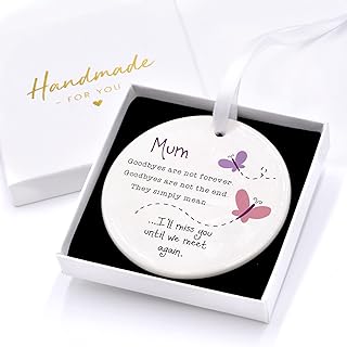 Beecreative Mum Memorial Gift, Mothers Day Memorial, In Memory Of Mum, Loss Of Mum, Sympathy Bereavement Gift, Butterfly Memorial, Remembrance Gifts Nanny Grandma, With Gift Box