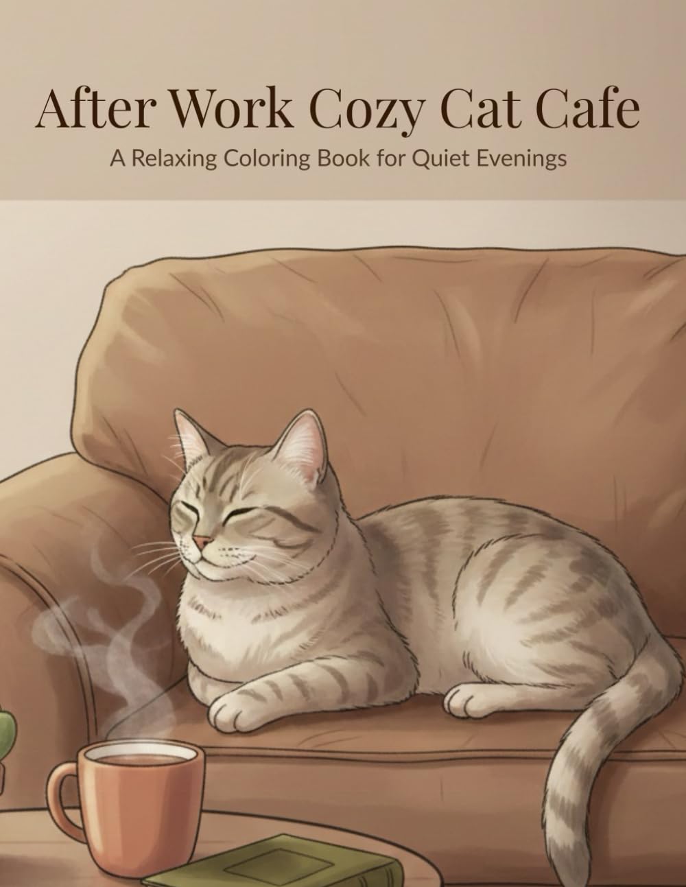 After Work Cozy Cat Cafe: A Relaxing Coloring Book for Quiet Evenings (Cozy Cat Cafe Series)