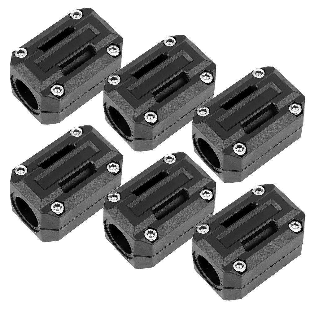 Aramox Protectores de Motor para Motocicleta, 3 Pares de Parachoques Compatibles con R1200GS R1150GS, 22/25/28 mm, Bloque de Protección
