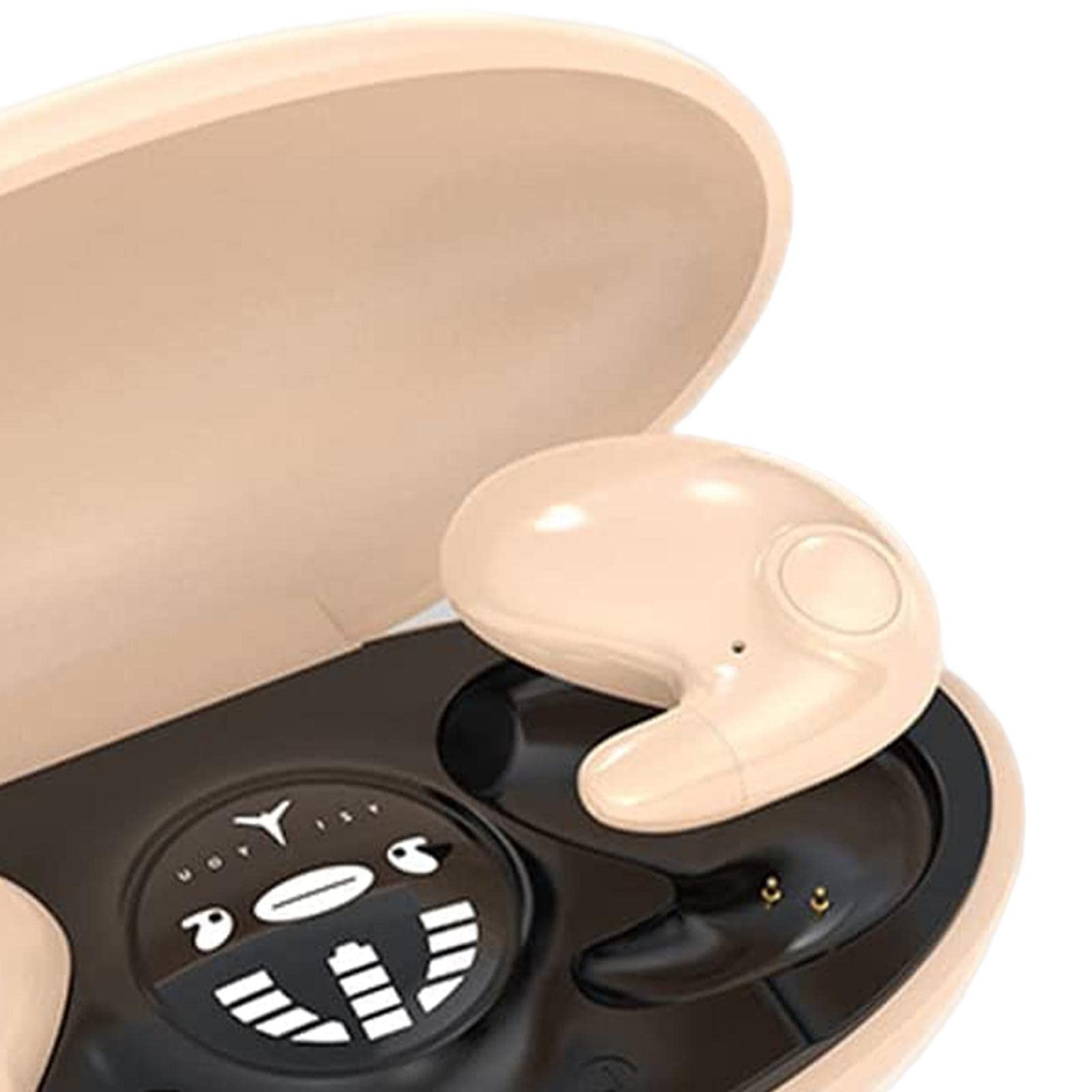 Auricolari Piatti Senza Fili, Bluetooth Cuffie per Dormire, Auricolari A Cancellazione di Rumore per Dormire, Auricolari per Sonno Impermeabili IPX5 per Chi Dorme di Lato con Microfono