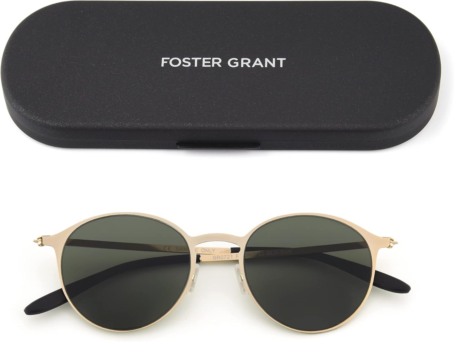 Foster Grant womens Joy Super Flat Sunglasses Sunglasses, Gold, 50mm US - Image 6