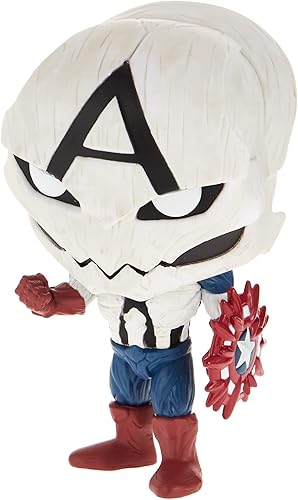 Funko Pop! Marvel Venom 856 Venomized Bobblehead exclusivo del Capitán América