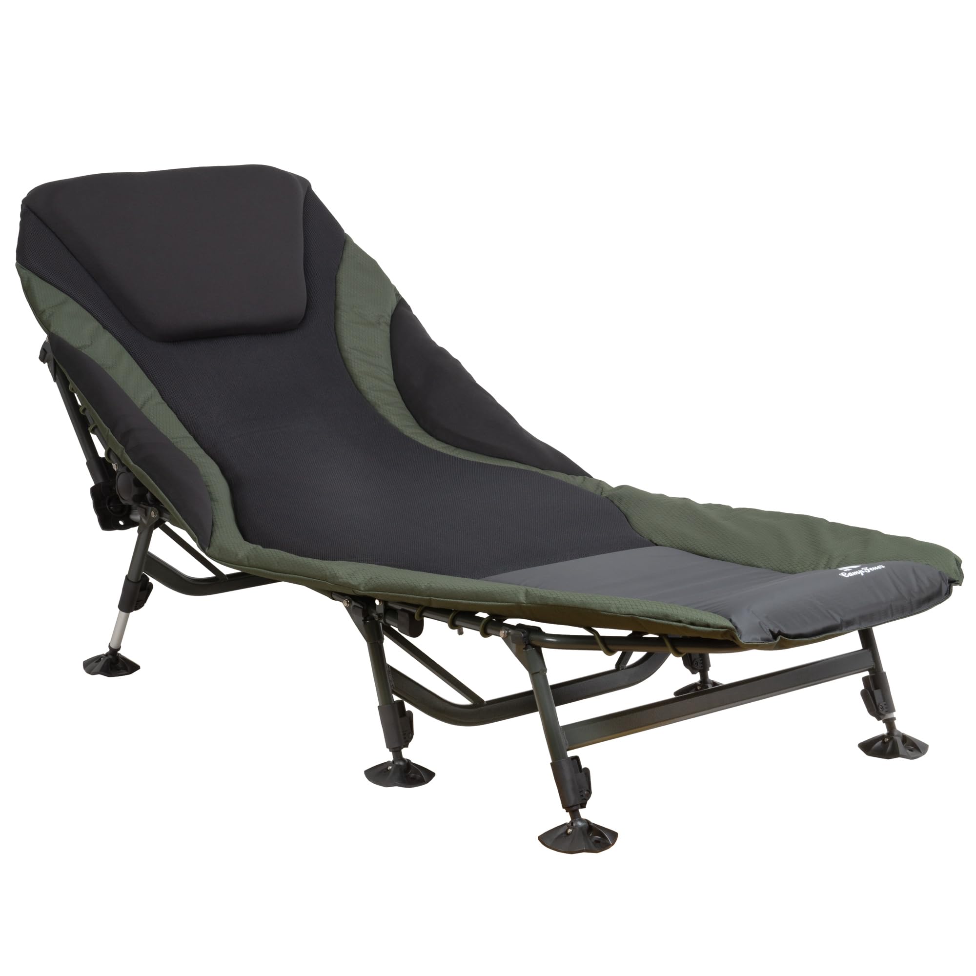 CampFeuer Karpfenliege XXL 207 x 88 x 30-106 cm | höhenverstellbare und stabile Karpfenliege mit 8 Beinen | faltbares Feldbett, Campingbett, Karpfenliegen, Feldbett bequem, Campingliege
