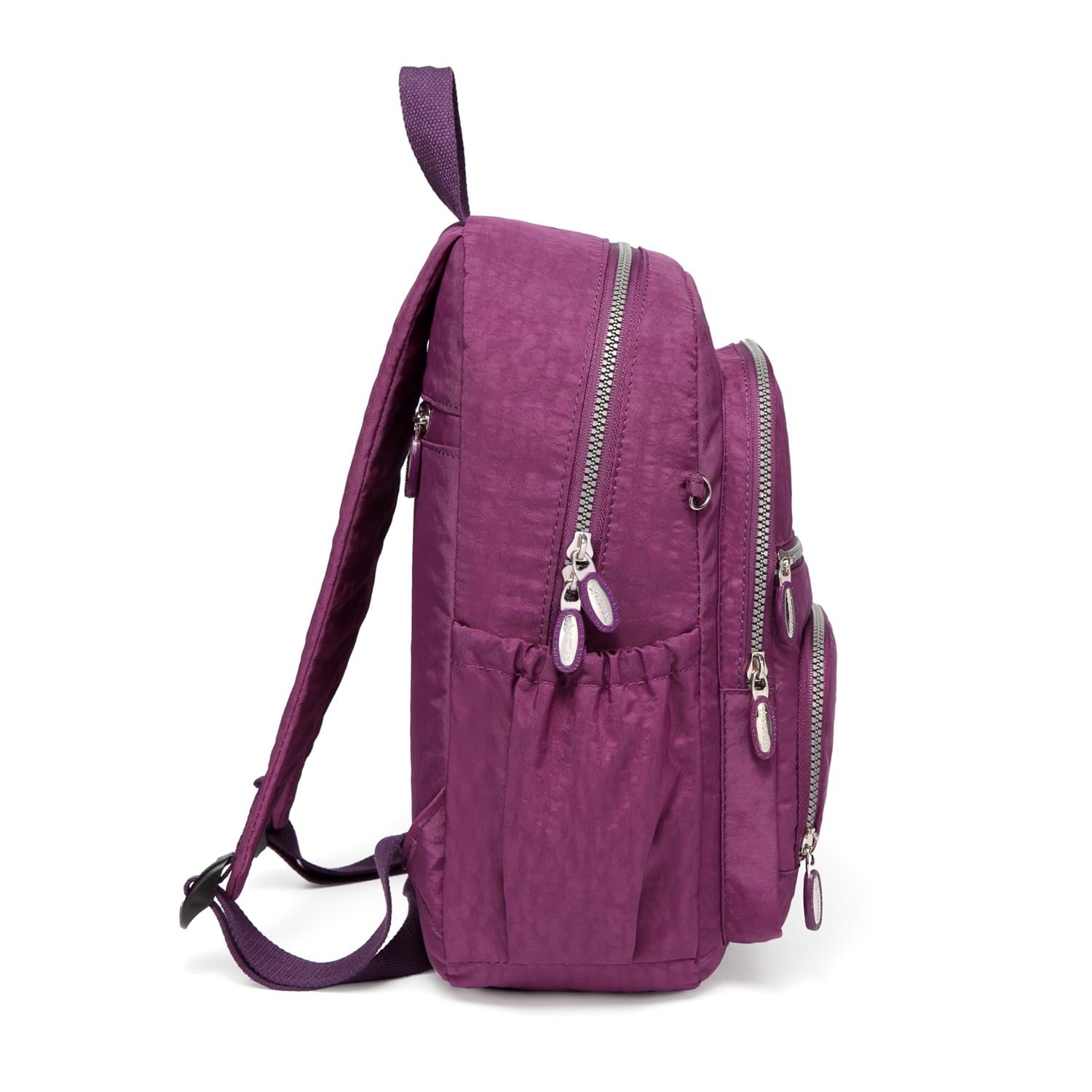 Mochila de tamaño pequeño, duradera y ligera para mujeres, niñas y niños, senderismo, viajes, deportes, Púrpura, Pequeño, Moda 5