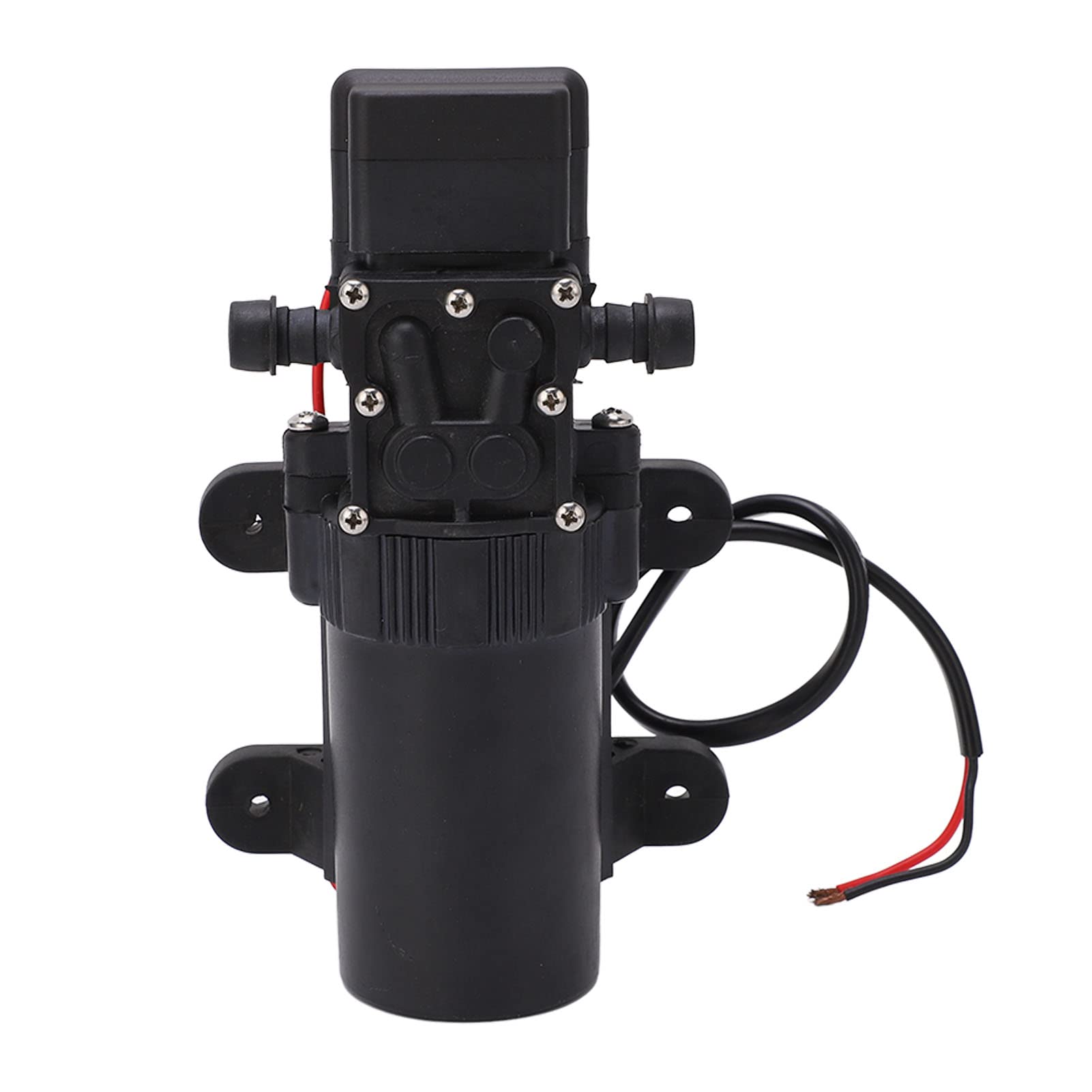 Bomba de Diafragma CC, Motor de Cobre con Cabezal de 40 M, 70 PSI, 0,7 GPM, con Interruptor de Presión, para Calentador de Agua, Ducha, Limpiaparabrisas, Pulverización Agrícola (CC 24 V)