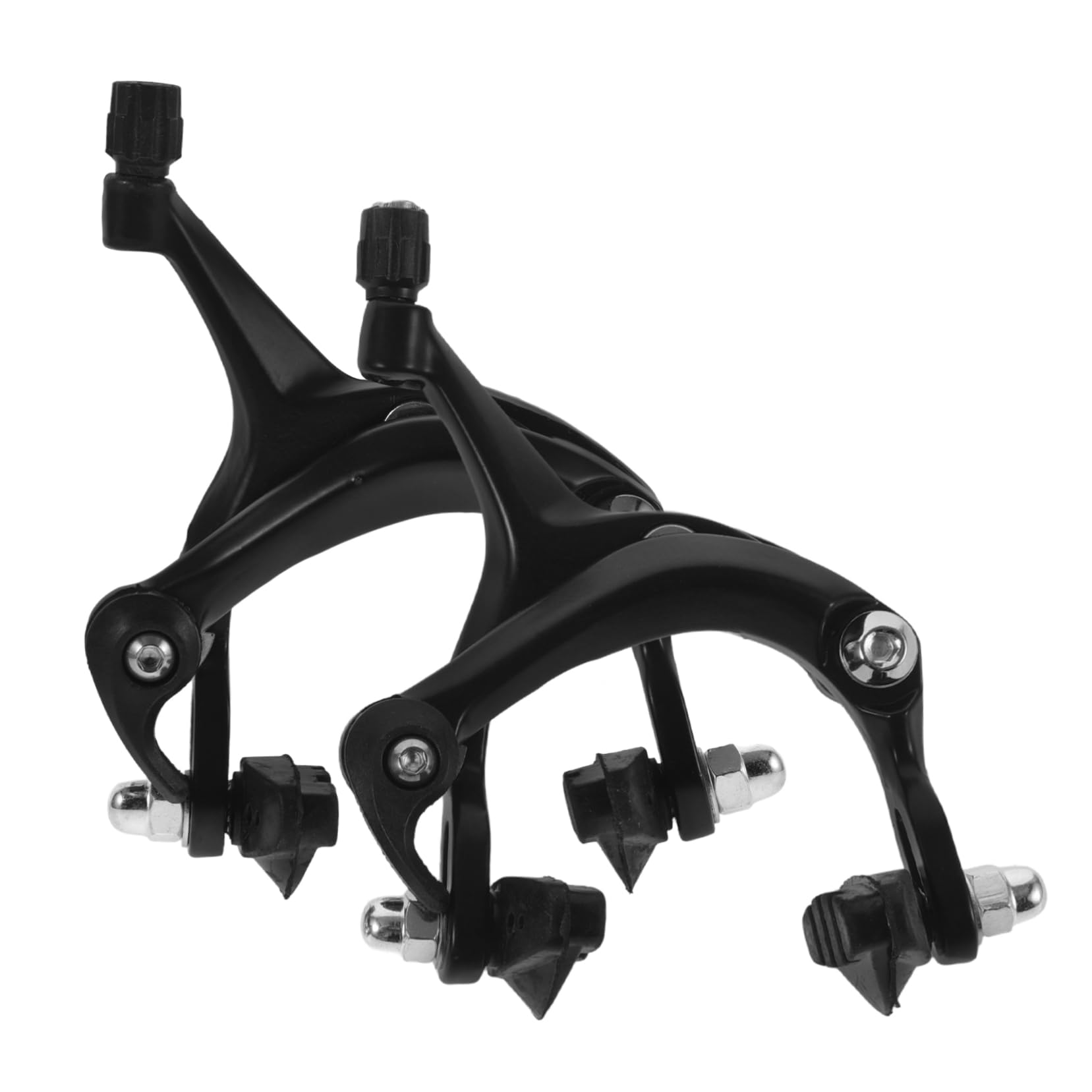 GAROZATION Bicycle Brake Caliper Set 1 Pair Front Rear Bike Brakes Sturdy Heat Dissipation Noise Reduction