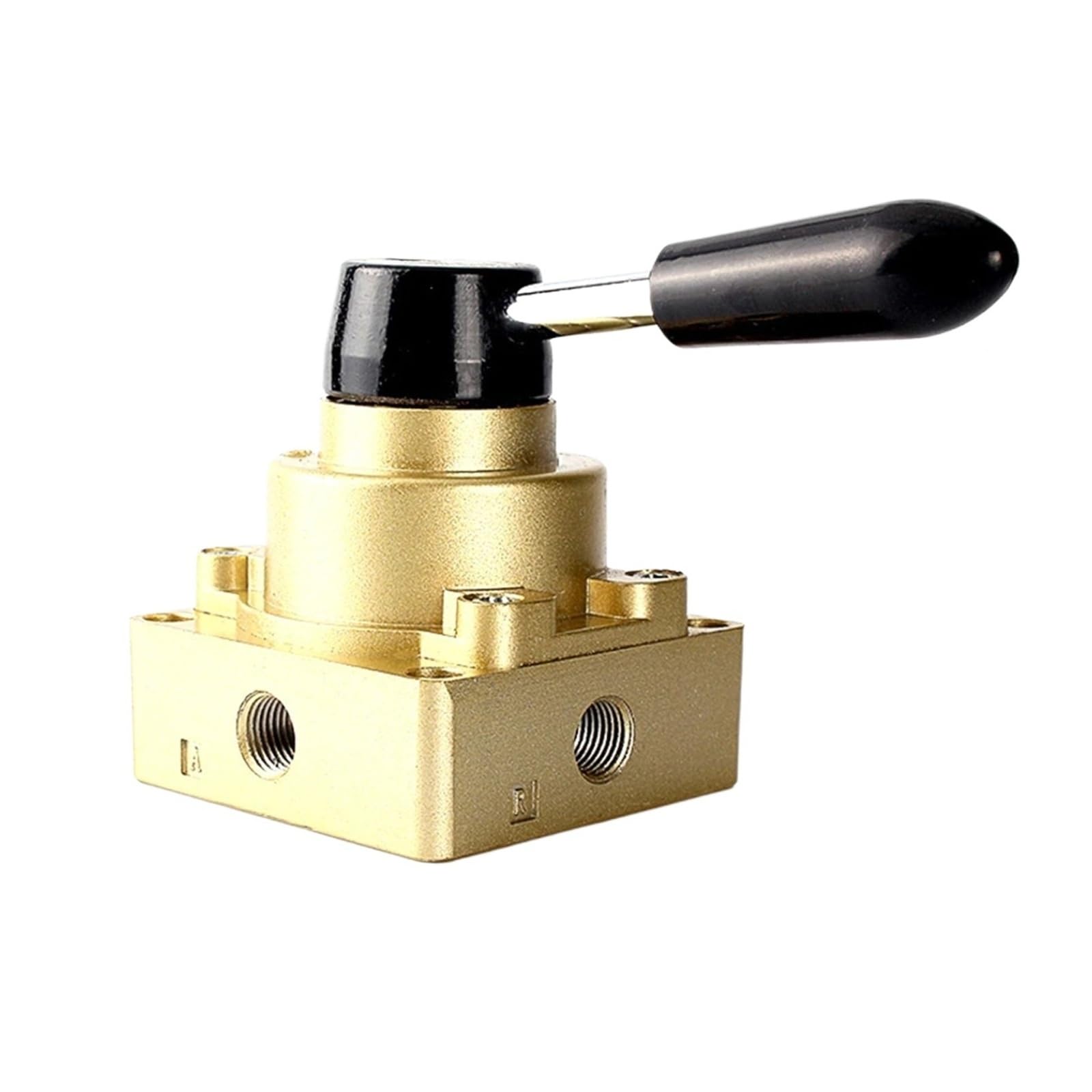 Tqska Hv-03 Pneumatic Three-Way Four-Way Hand-Operated Rotary Valve Hv-02/03 Manual Switch K34r6-8 8D 8L Hand-Operated Valve Reversing Val(Hv-03)