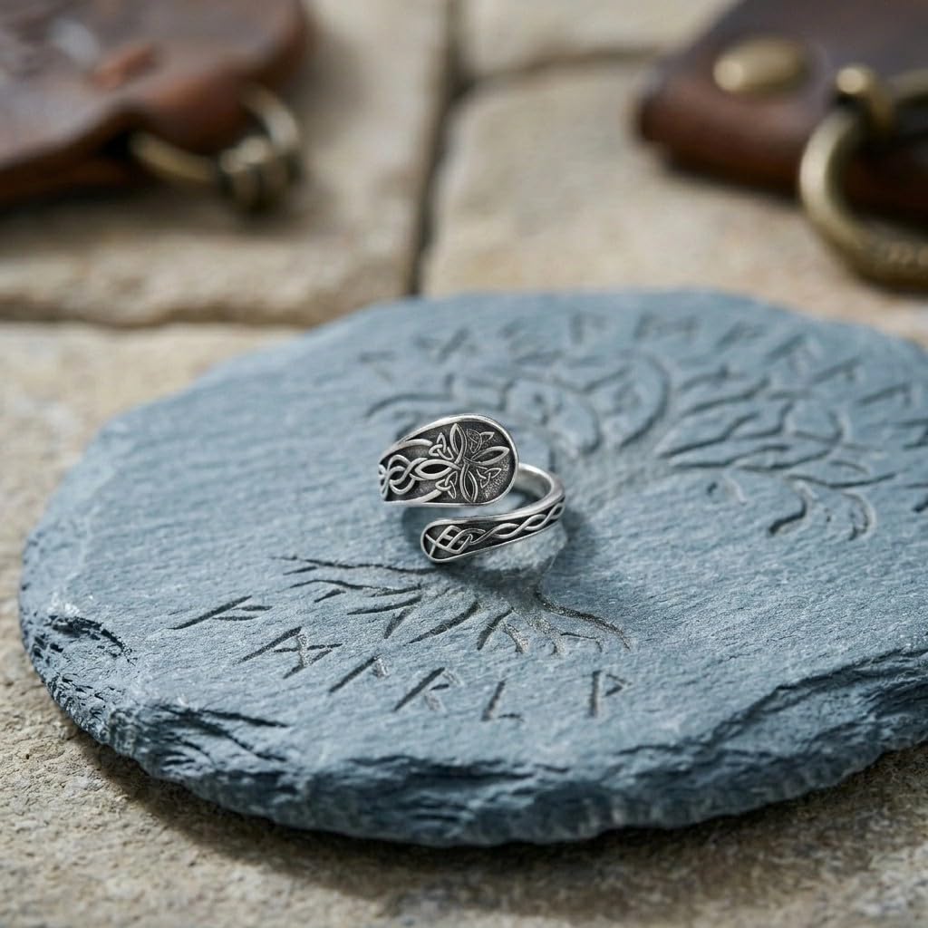 Meeresschildkröten-Ring aus 925er Sterlingsilber Schmuckgeschenk für Damen zu Geburtstag und Weihnachten, Größe 7