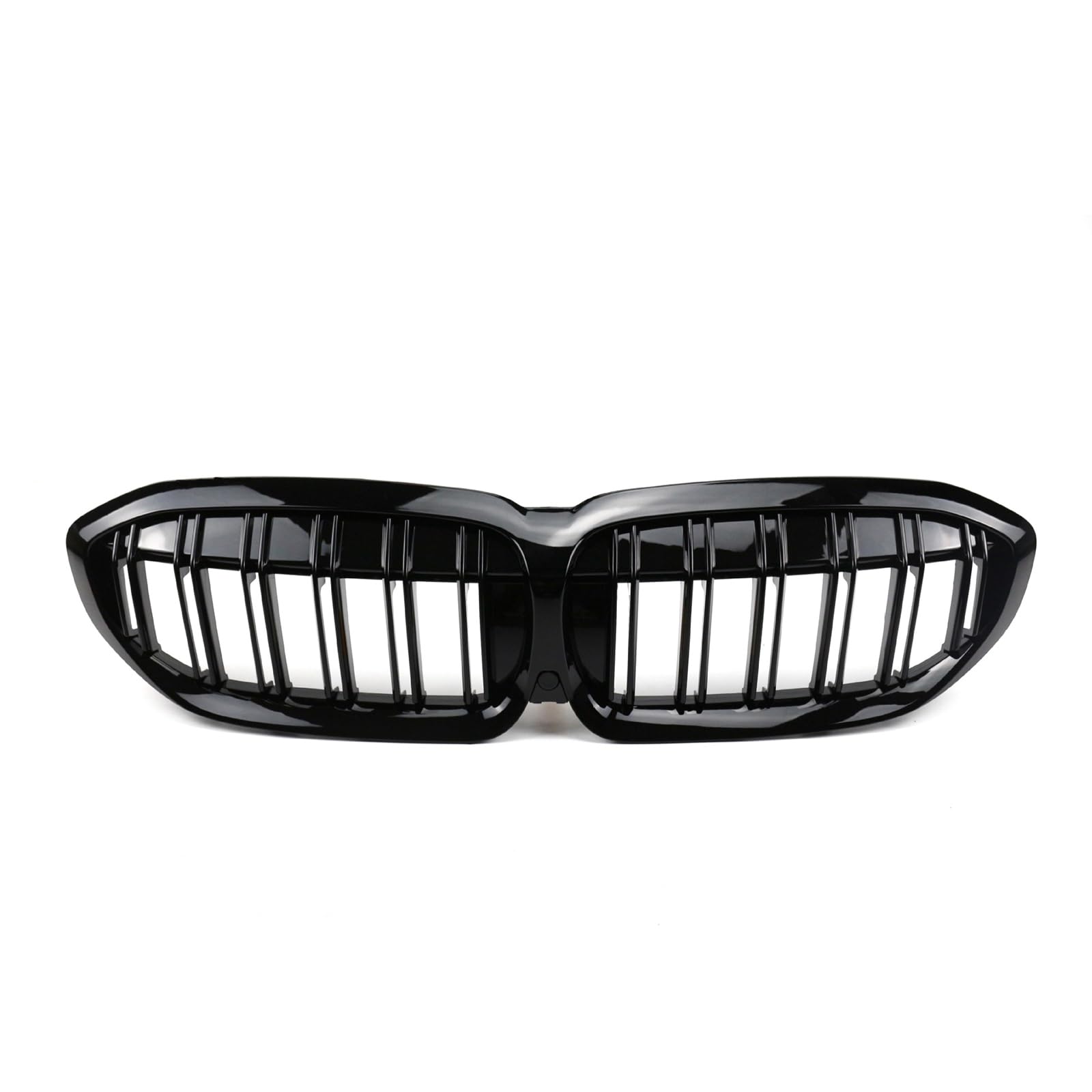 G20 Kühlergrill für BMW 3er G20 G21 Schwarze Nieren kamera PRE Sport Grill Vorne Nieren Doppelsteg Grill 2019-2022 Glanz Schwarze (For 3er G20 2019-2022 PRE)