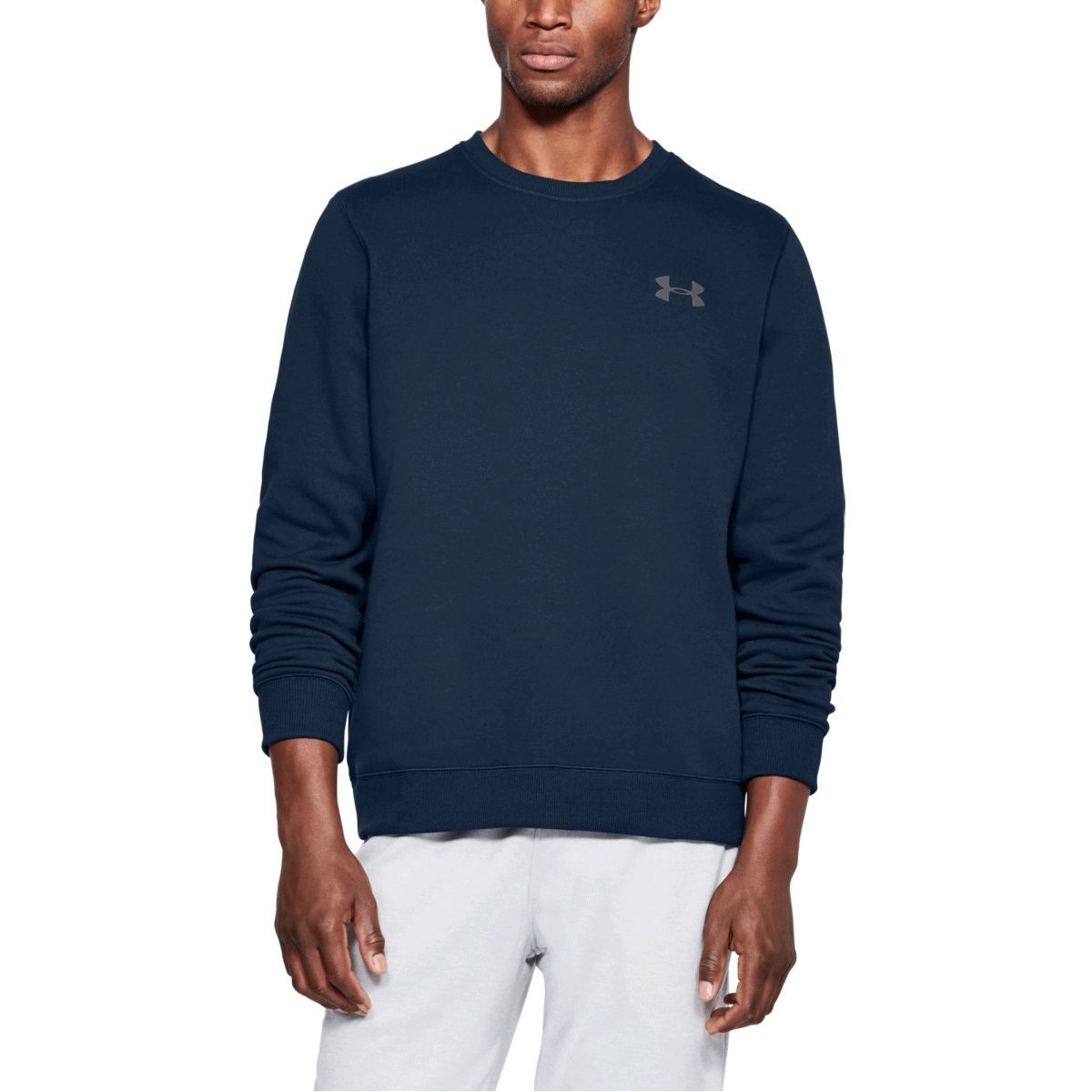 Under Armour Rival Fleece Crew, Comfortable & Breathable Long Sleeve Fleece, Men's Pullover Made With Fast-Drying Fabric Men — view 20