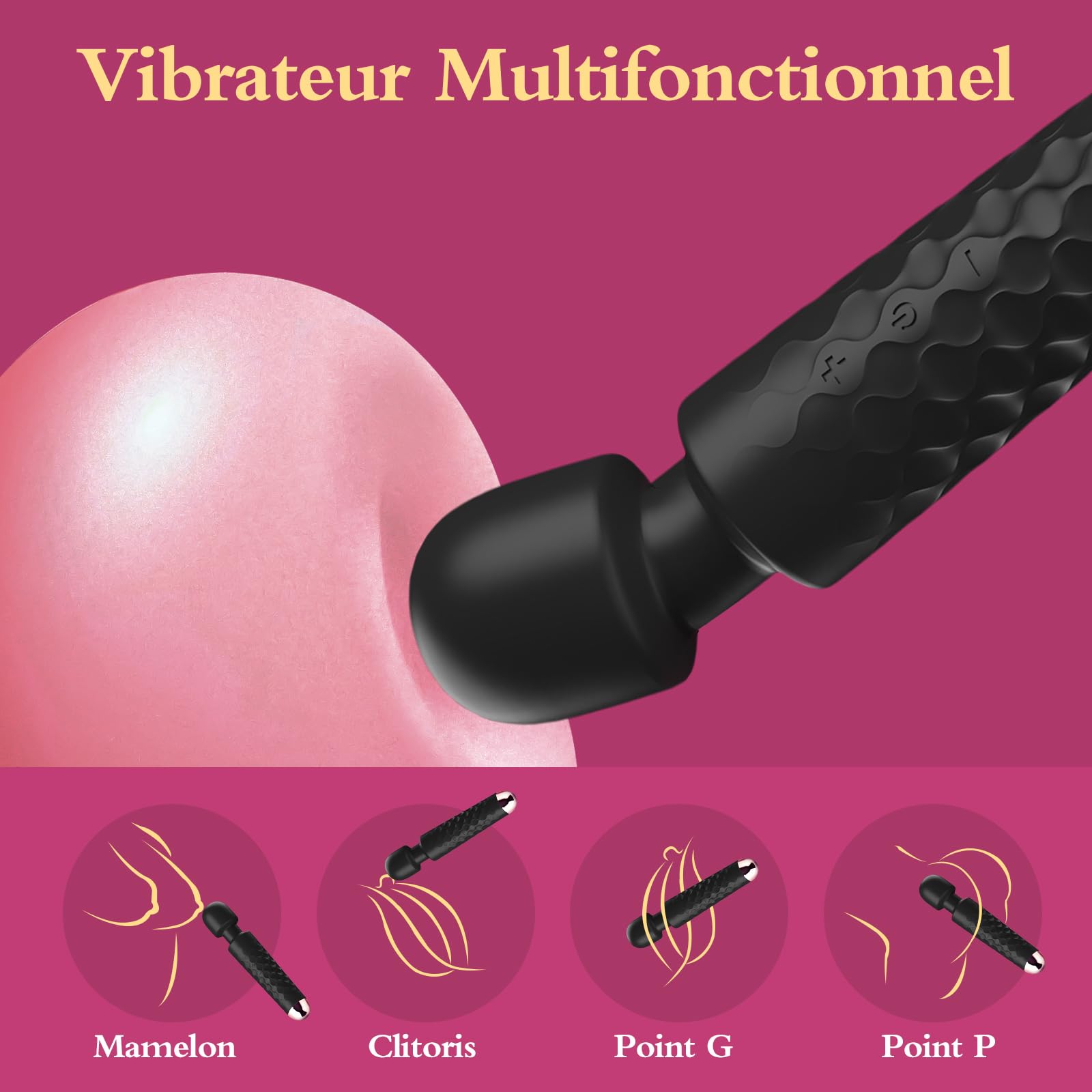 Vibromasseurs Feminin Clitoridien avec APP - Sextoyse femme Sex Toys - Puissant 25 Vibration Gode Vibro-masseur, Sex toýsFemme Clitoridienne Stimulateur, Sex Dildo Anal Adulte Jouets Sexuels Vibro