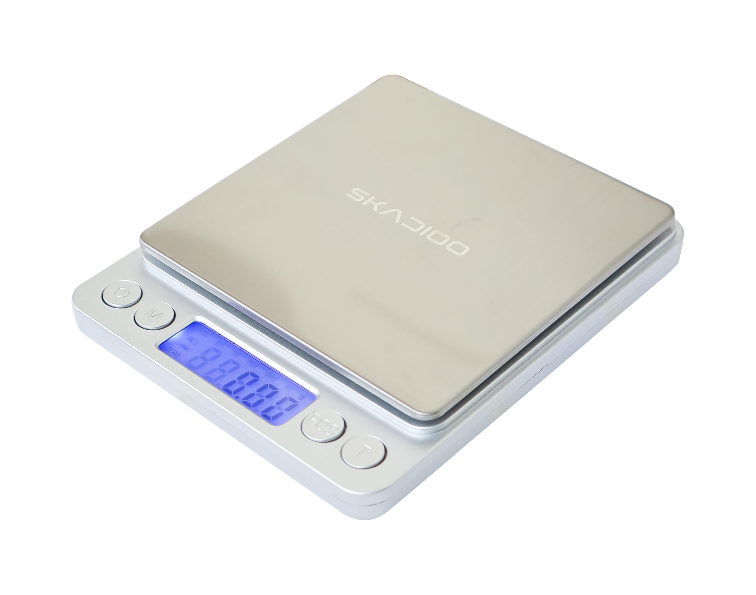 SKADIOO Jewellery Scale With Bowl | Weight Scale | Digital Weight Machine | weight machine for gold, Digital food weight Scale 500 Gram for Jewellery Gemstone Diamond, Educational & Industrial Purpose