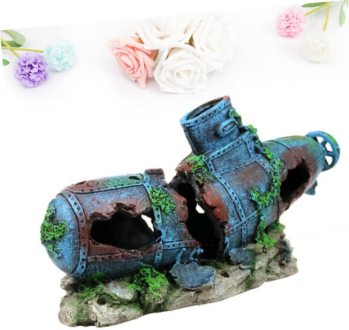 Fish Tank Habitat 2pcs Natural Home Decor Decor Coral Decor Aquarium Habitat Props Fish Tank Landscape Stone